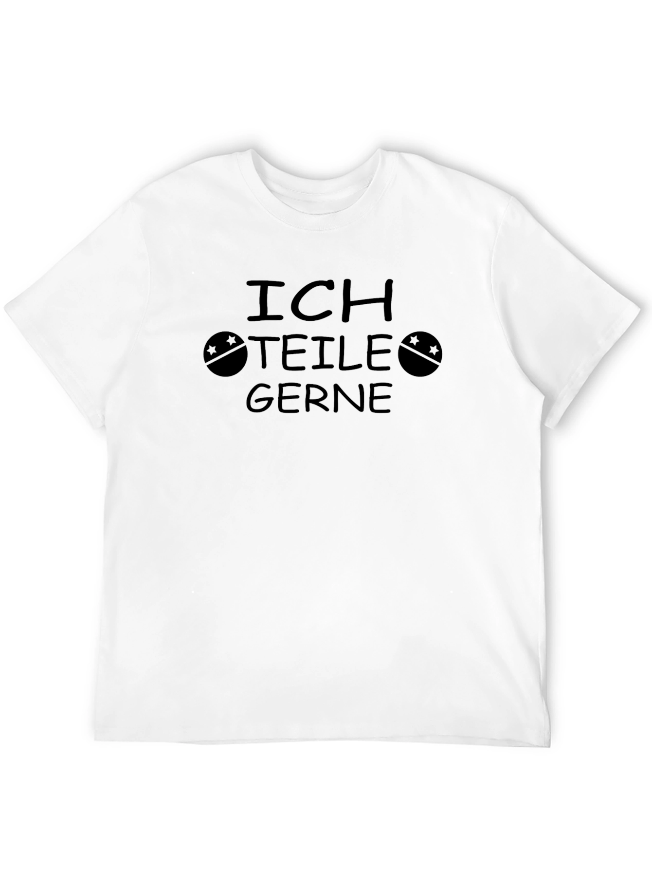 Ich Teile Gerne Graphic Tee - 12