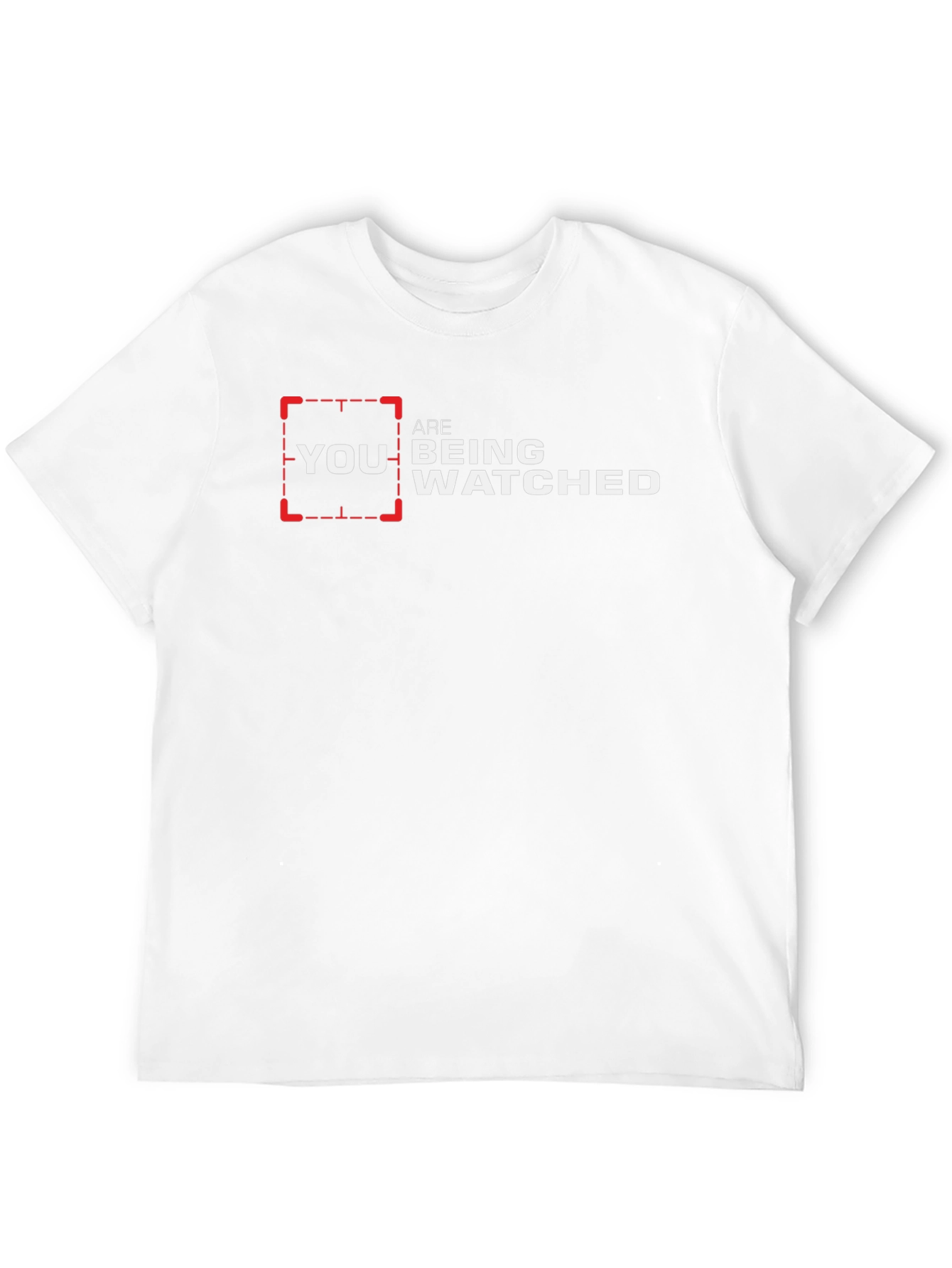 Black You Are Being Watched Graphic Tee view 12