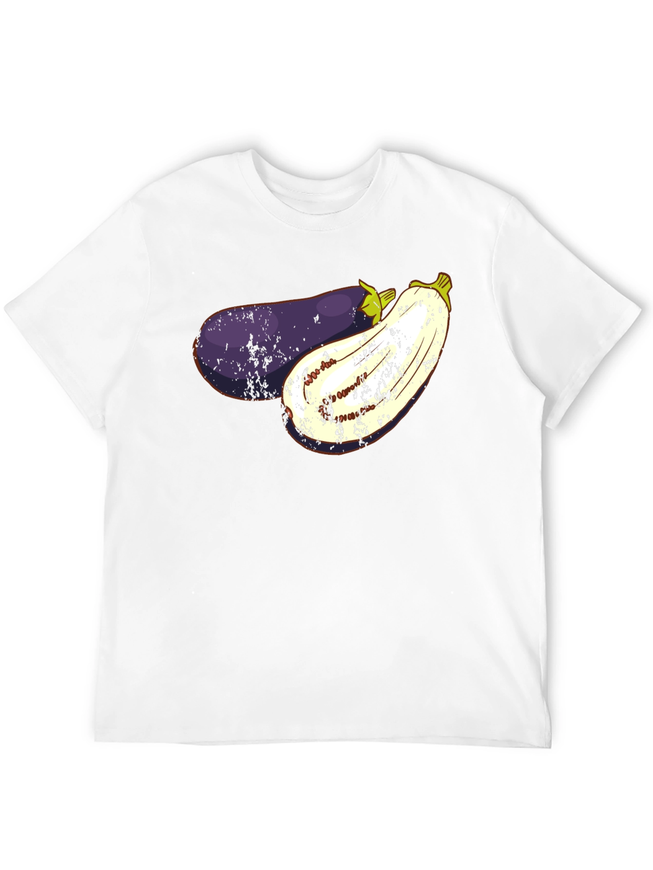 Black Eggplant Graphic T-Shirt - Unisex Casual Tee view 12