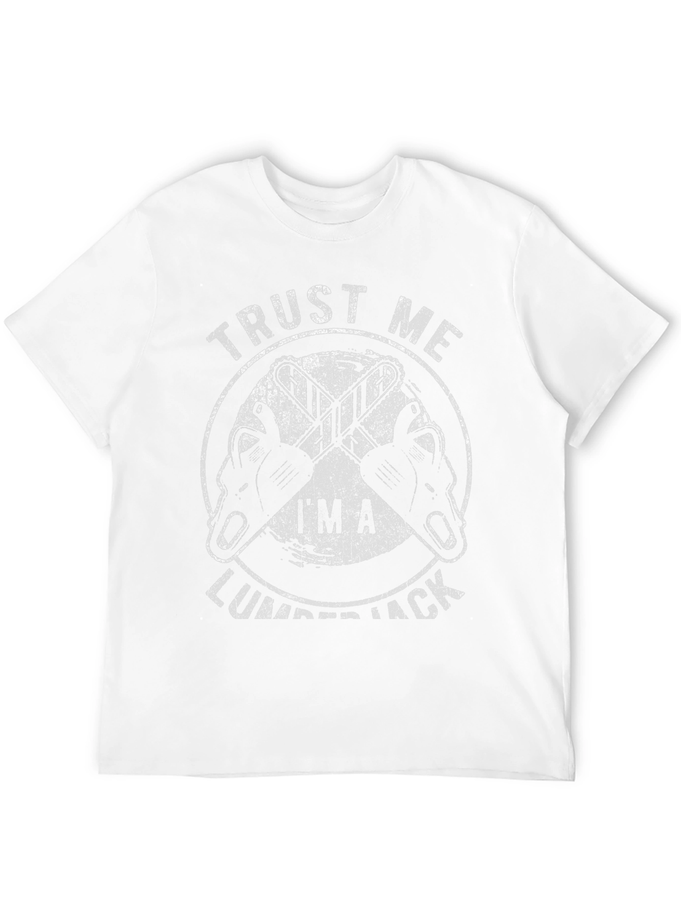 Black Trust Me I'm A Lumberjack Graphic Tee - Black view 12