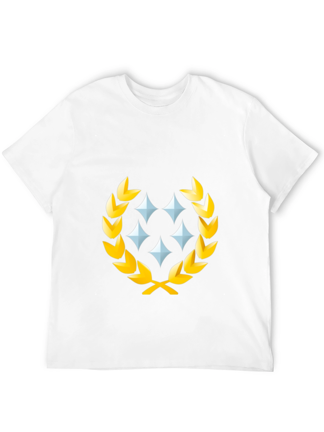 Black Elegant Stars Wreath Graphic Tee view 12