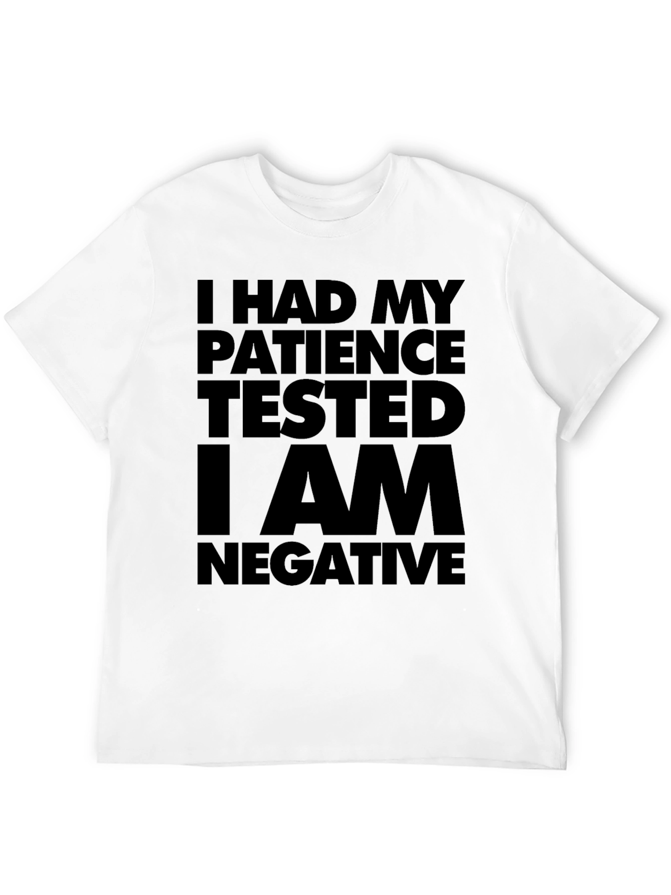 Black Patience Tested Funny Graphic T-Shirt view 12