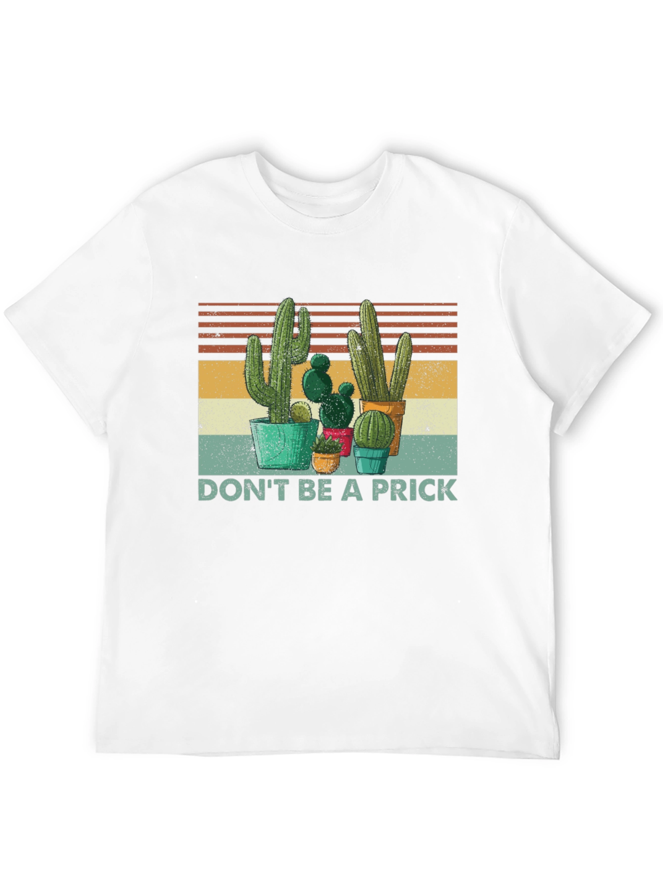 Black Cactus Graphic Tee - Don't Be A Prick T-Shirt view 12