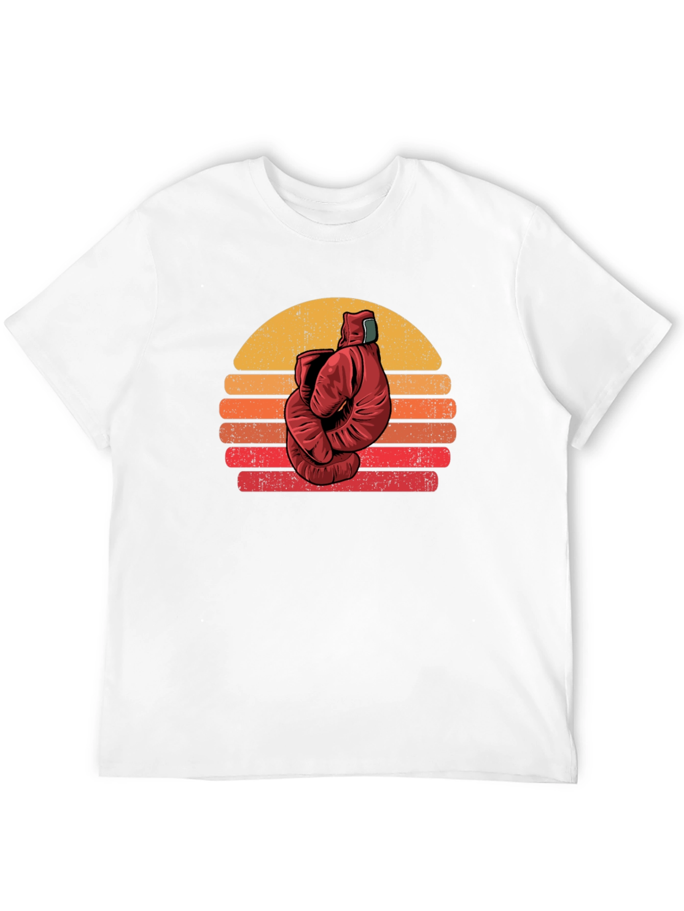 Black Retro Boxing Glove Graphic Tee view 12