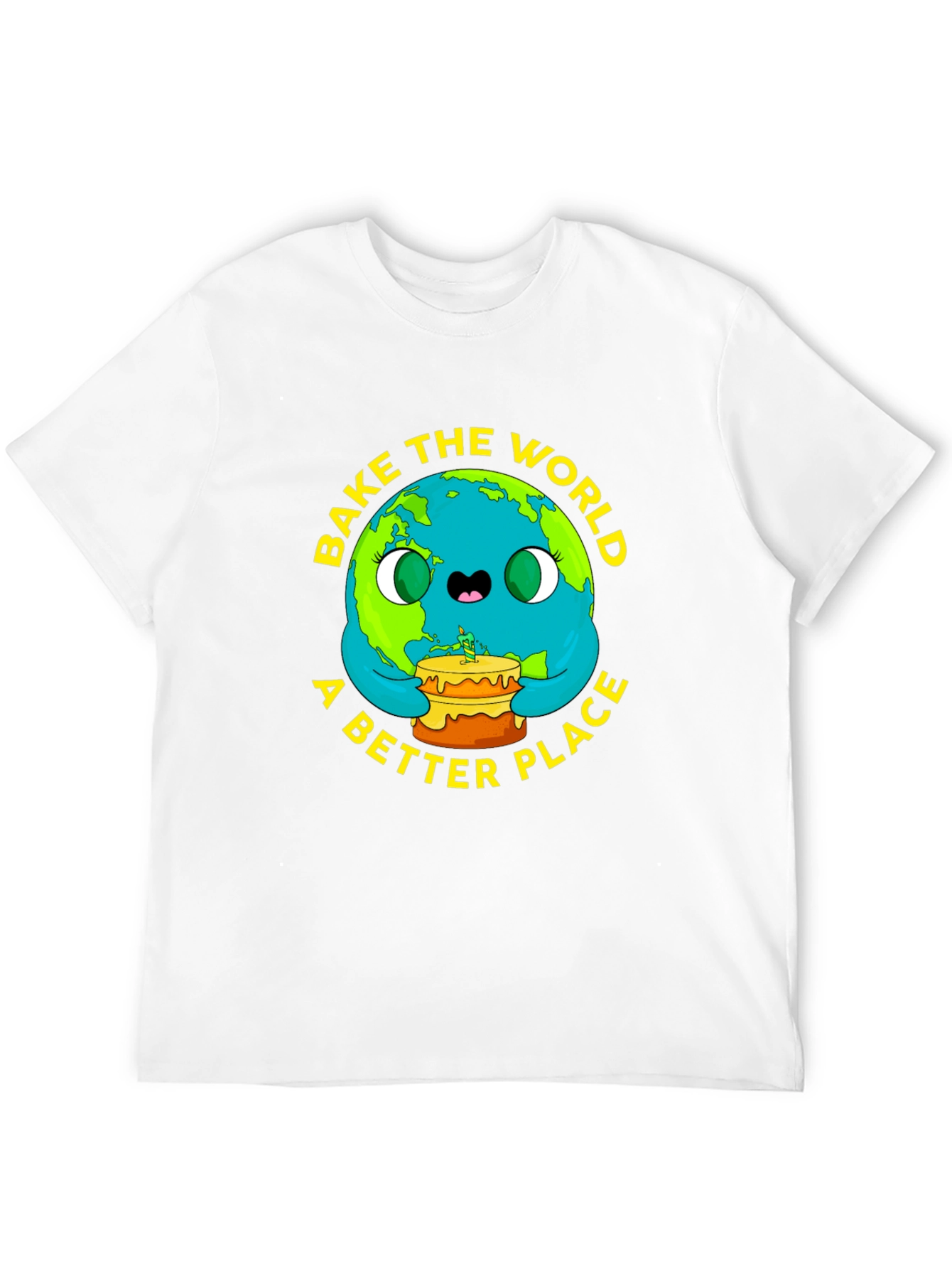 Black Bake the World a Better Place Graphic Tee view 12
