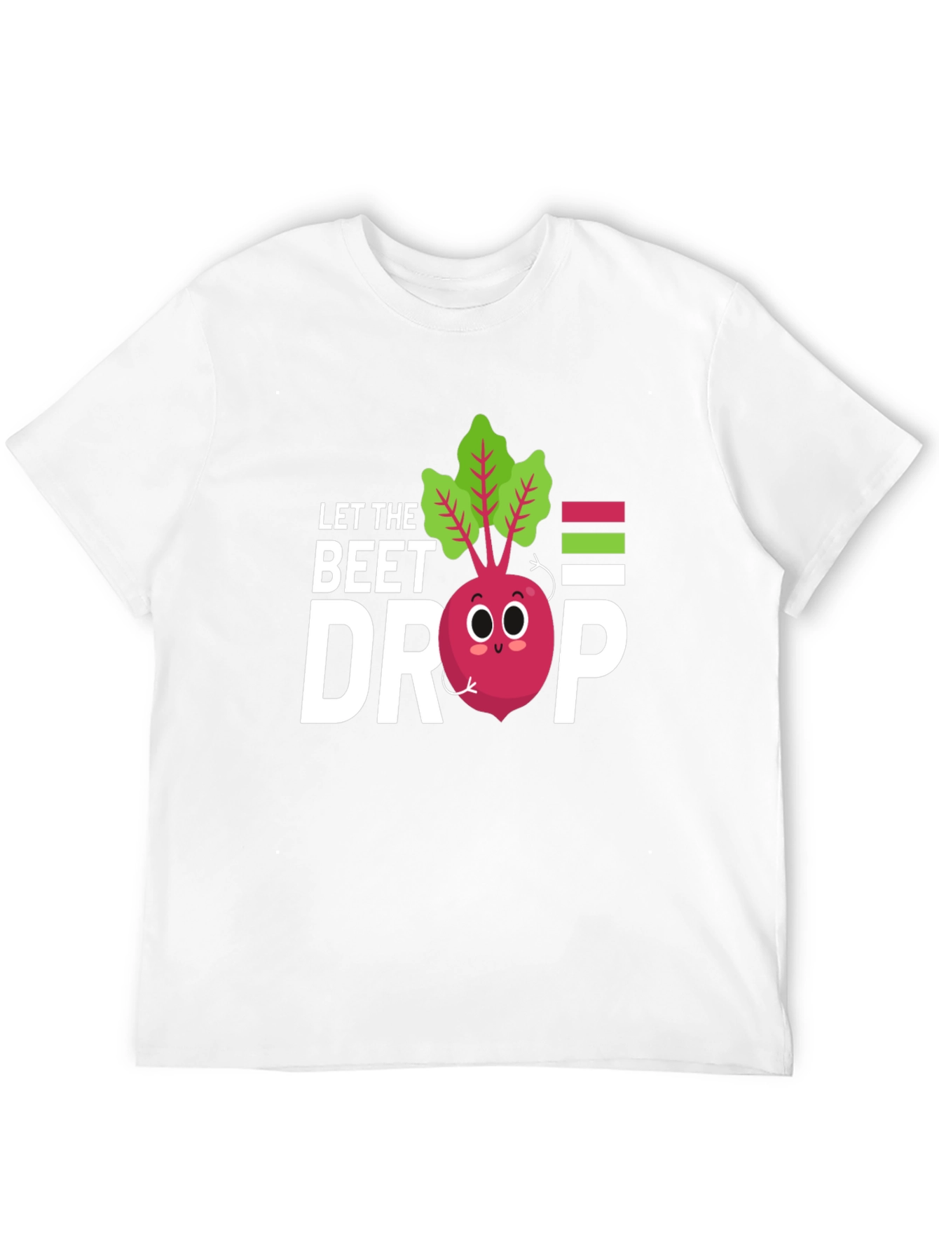 Black Let the Beet Drop Graphic Tee - Cute Vegetable Pun T-Shirt view 12