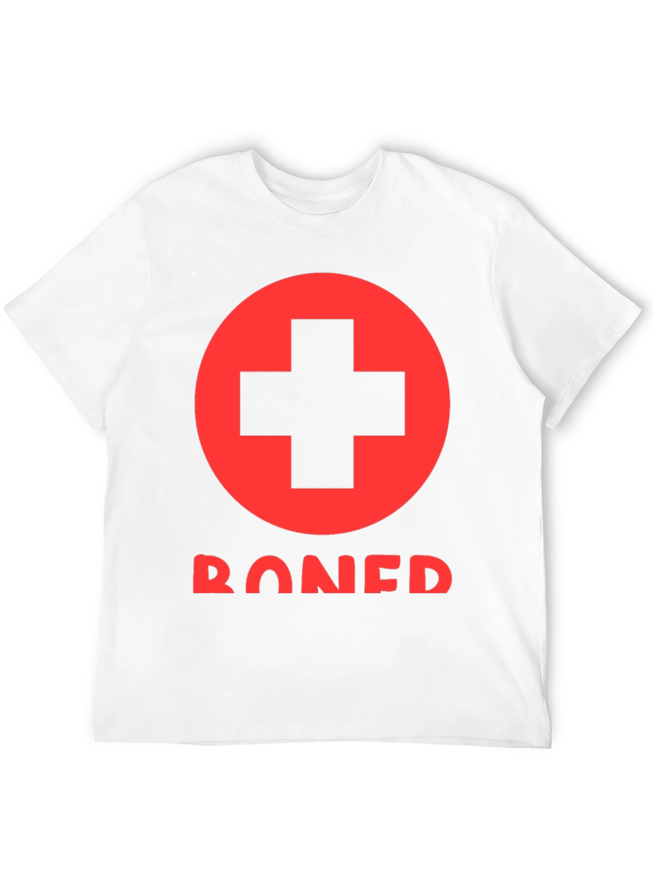 Black BONED Humor Graphic Tee - Black view 12