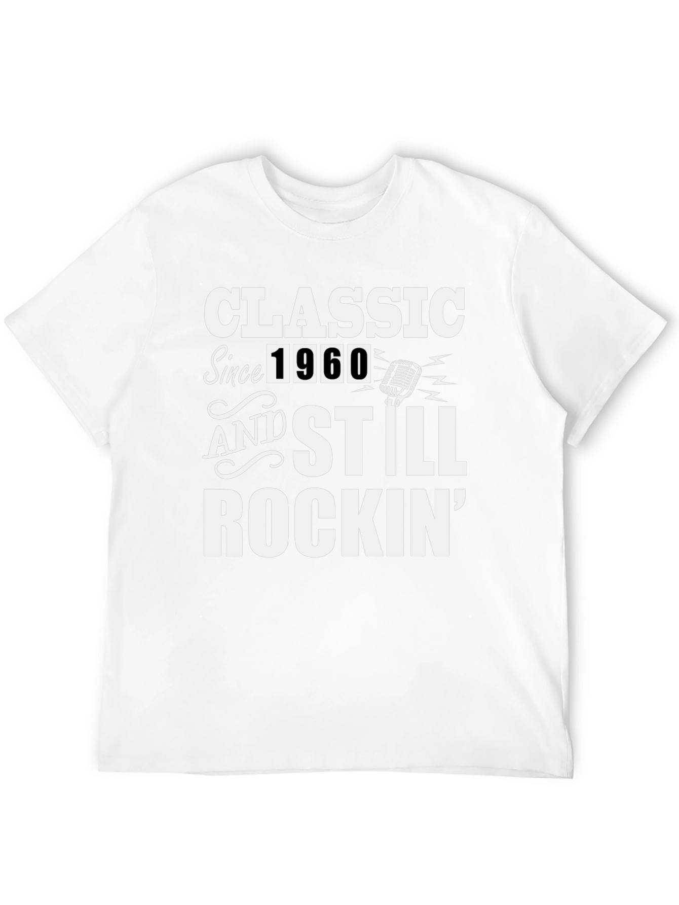 Black Classic Since 1960 Rockin' T-Shirt view 12