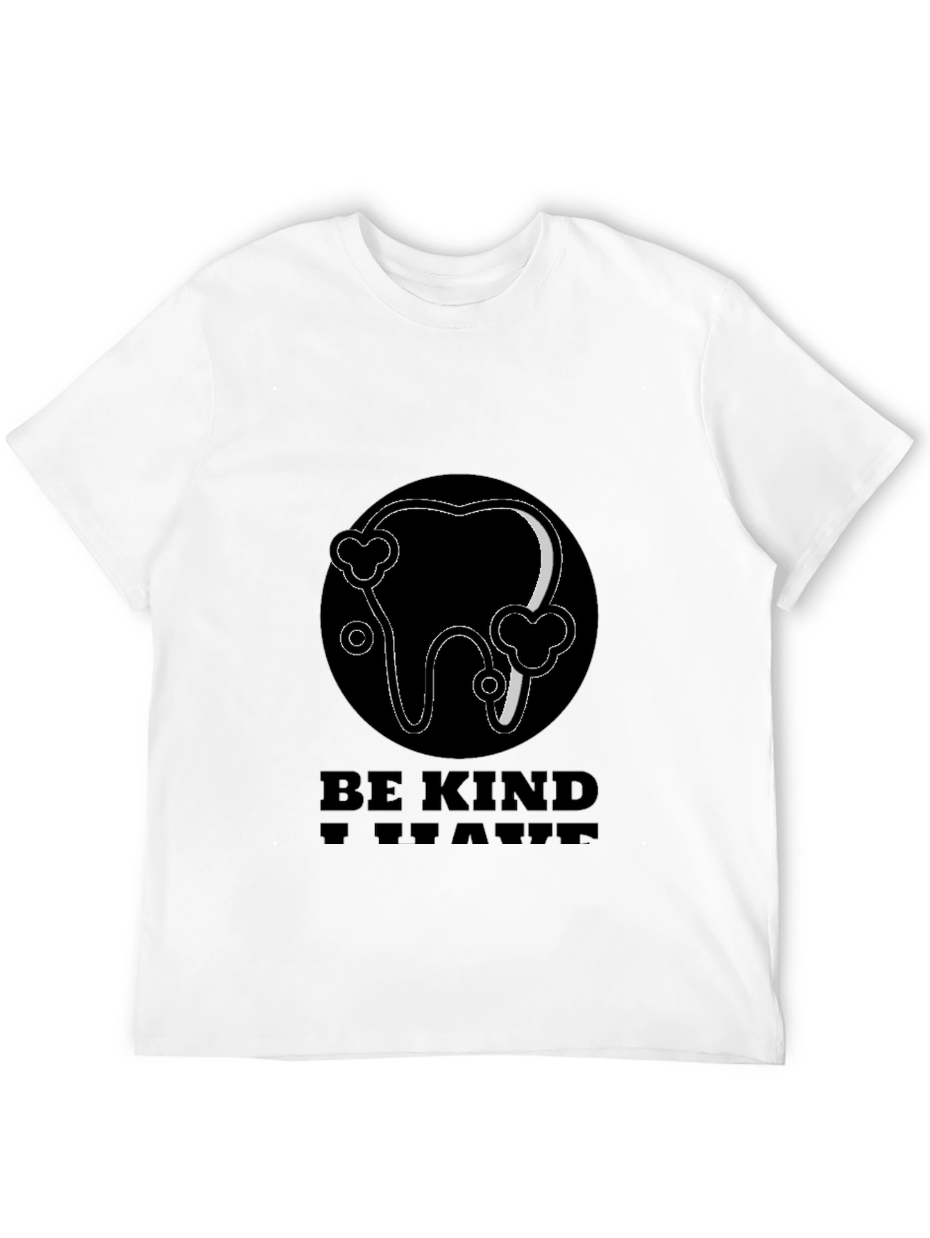 Black Be Kind T-Shirt - Dental Hygiene Graphic Tee view 12