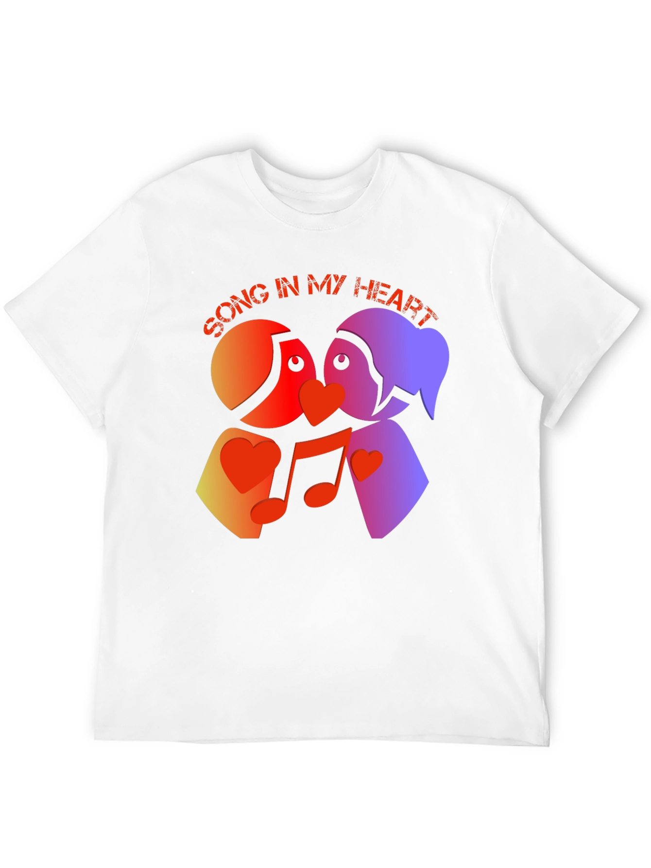 Black Song in My Heart Graphic Tee - Trendy Music Lover Shirt view 12