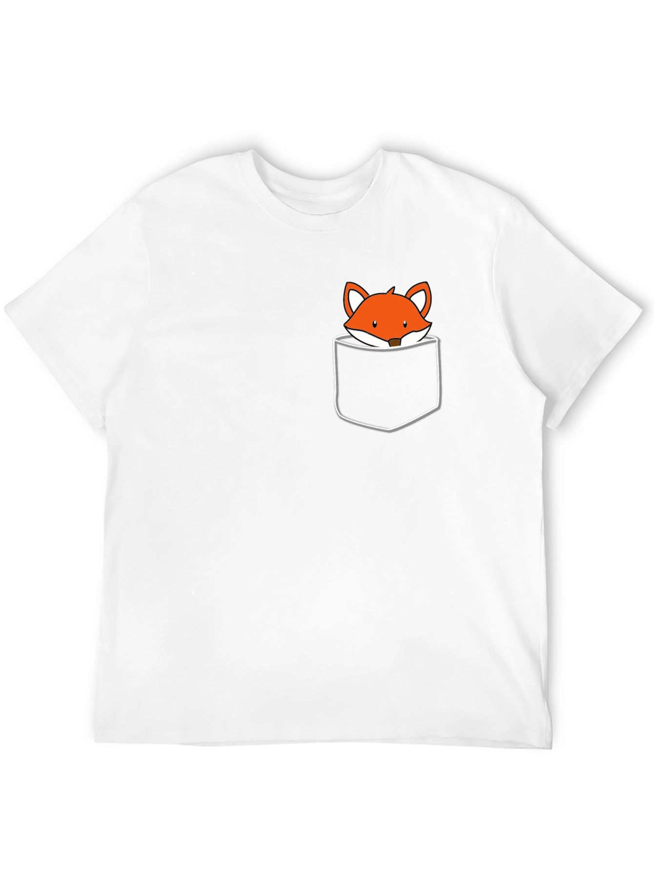 Black Fox Pocket T-Shirt - Cute & Casual Style view 12