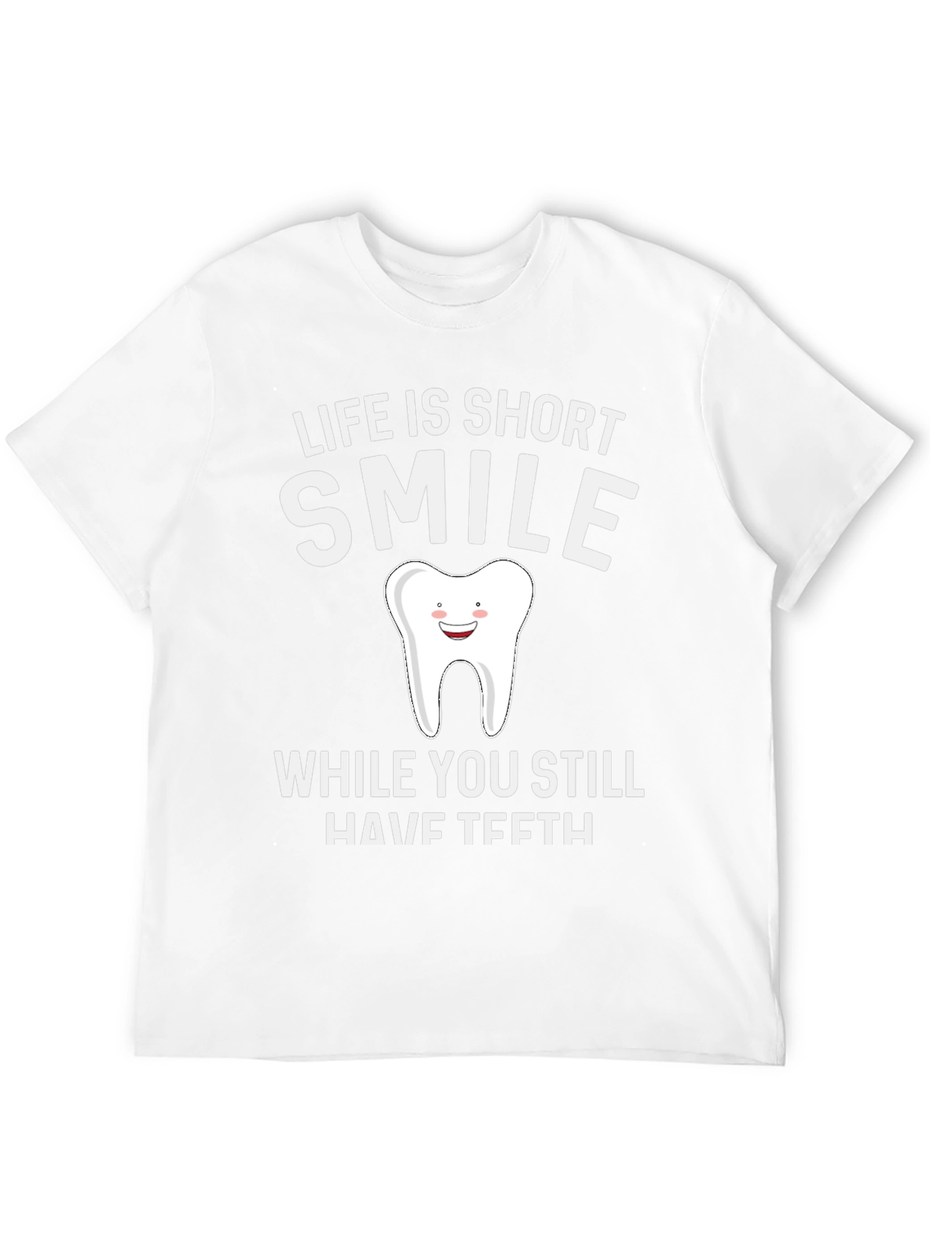Black Life is Short Smile T-Shirt view 12
