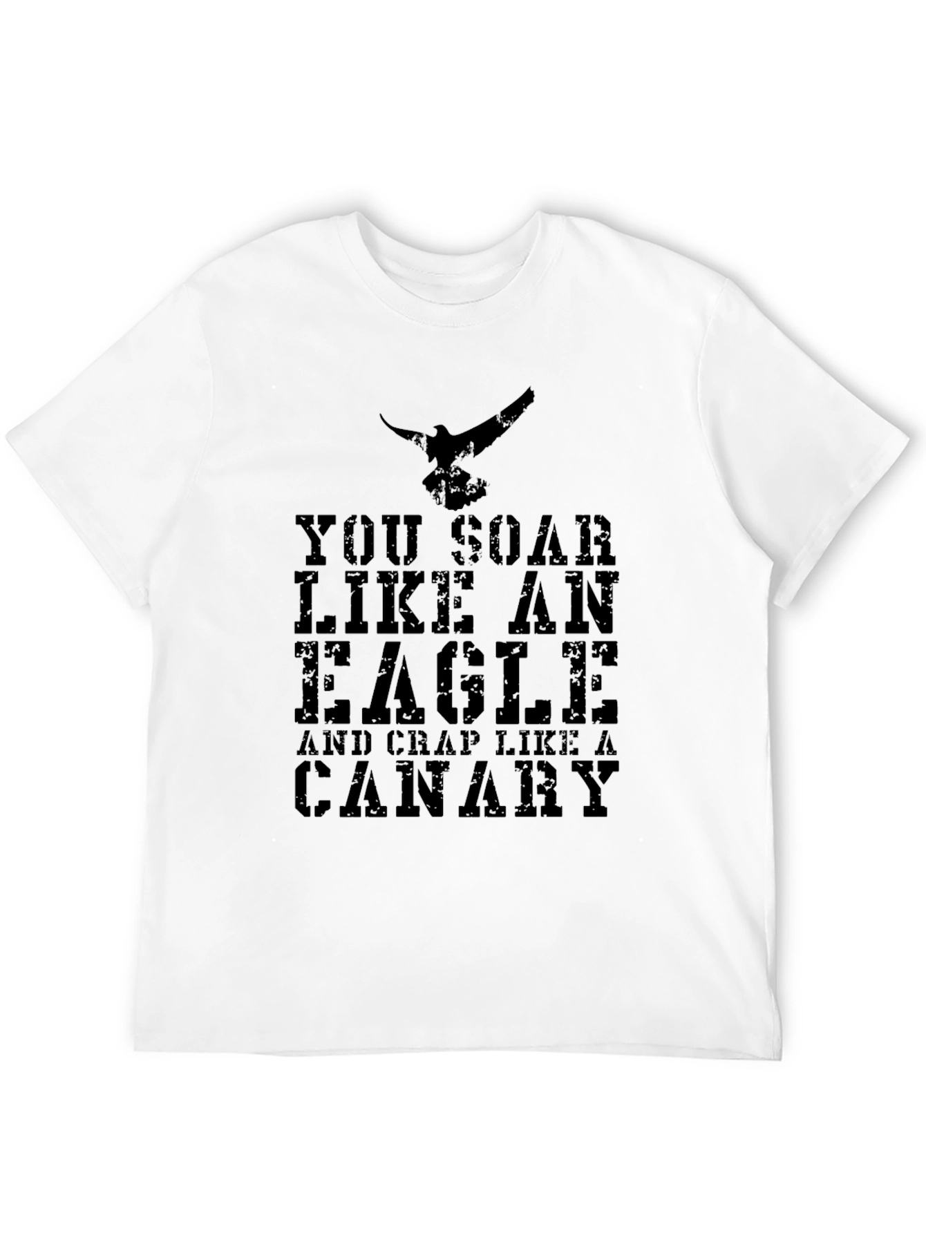 Black Soar Like an Eagle Funny Graphic Tee view 12