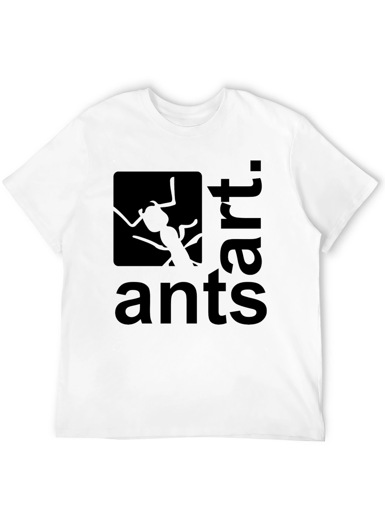 Black Art Ants Black Graphic Tee view 12