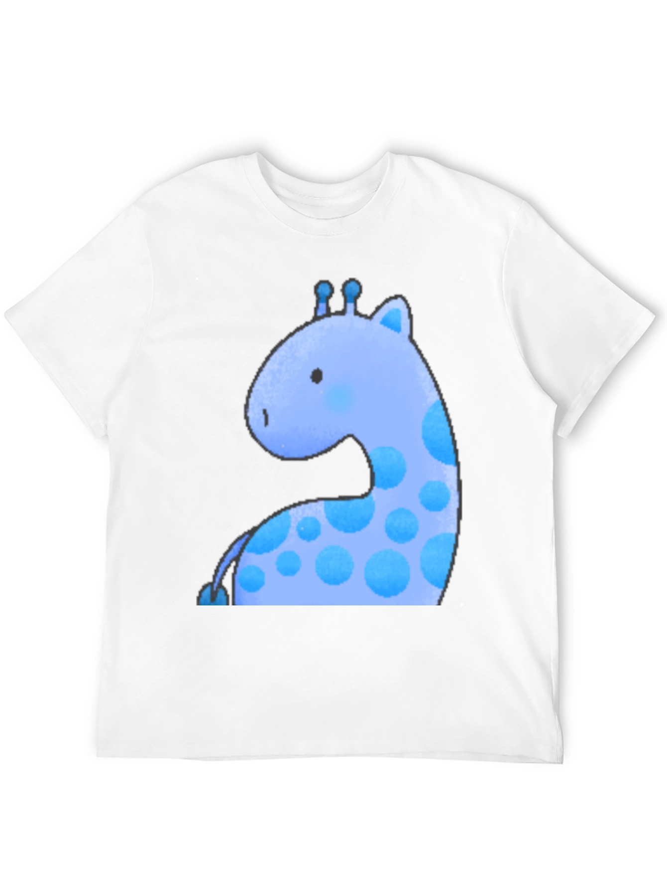 Black Blue Giraffe Graphic Tee - Soft & Stylish view 12