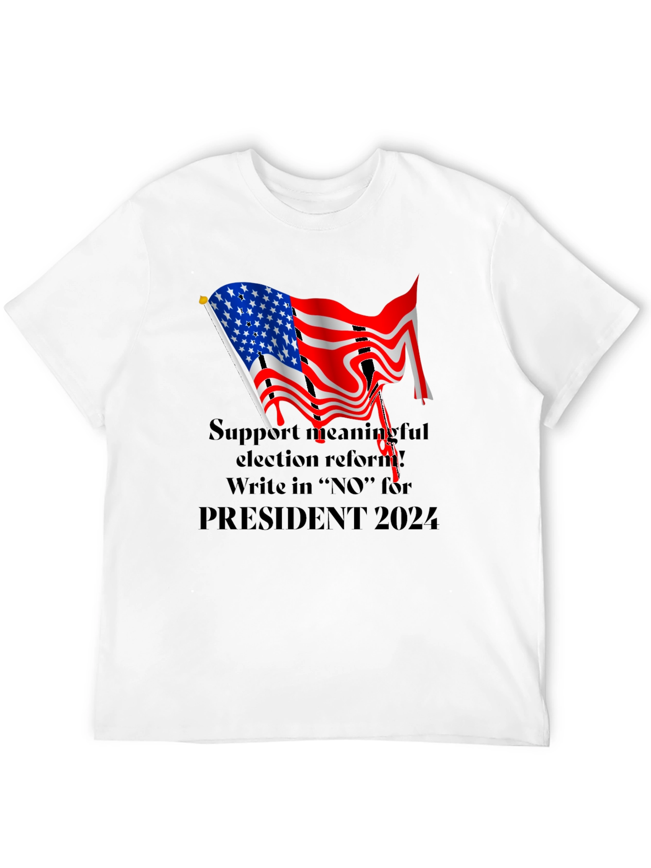 Black Election Reform T-Shirt view 12