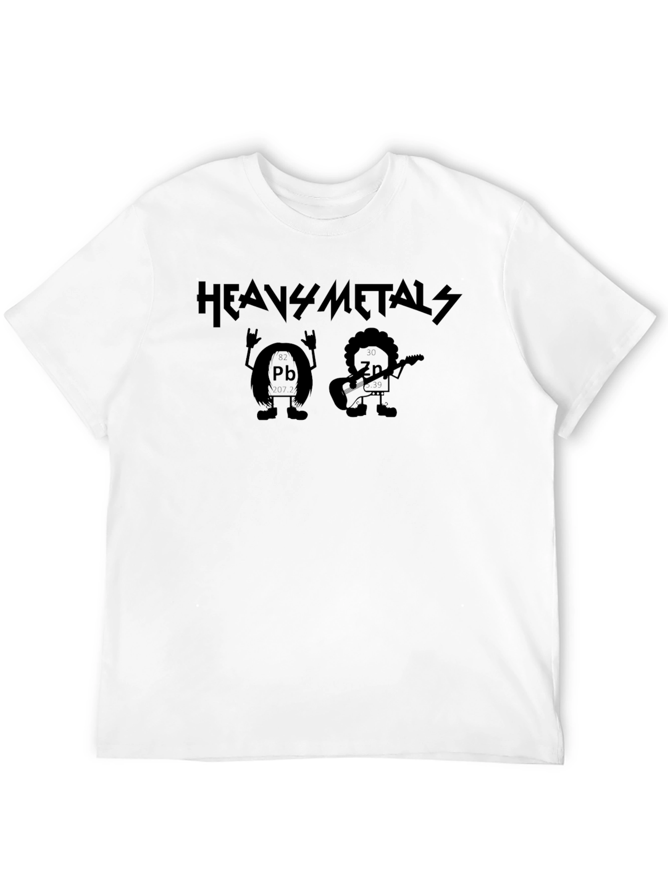 Black Heavy Metals Black Graphic T-Shirt view 12
