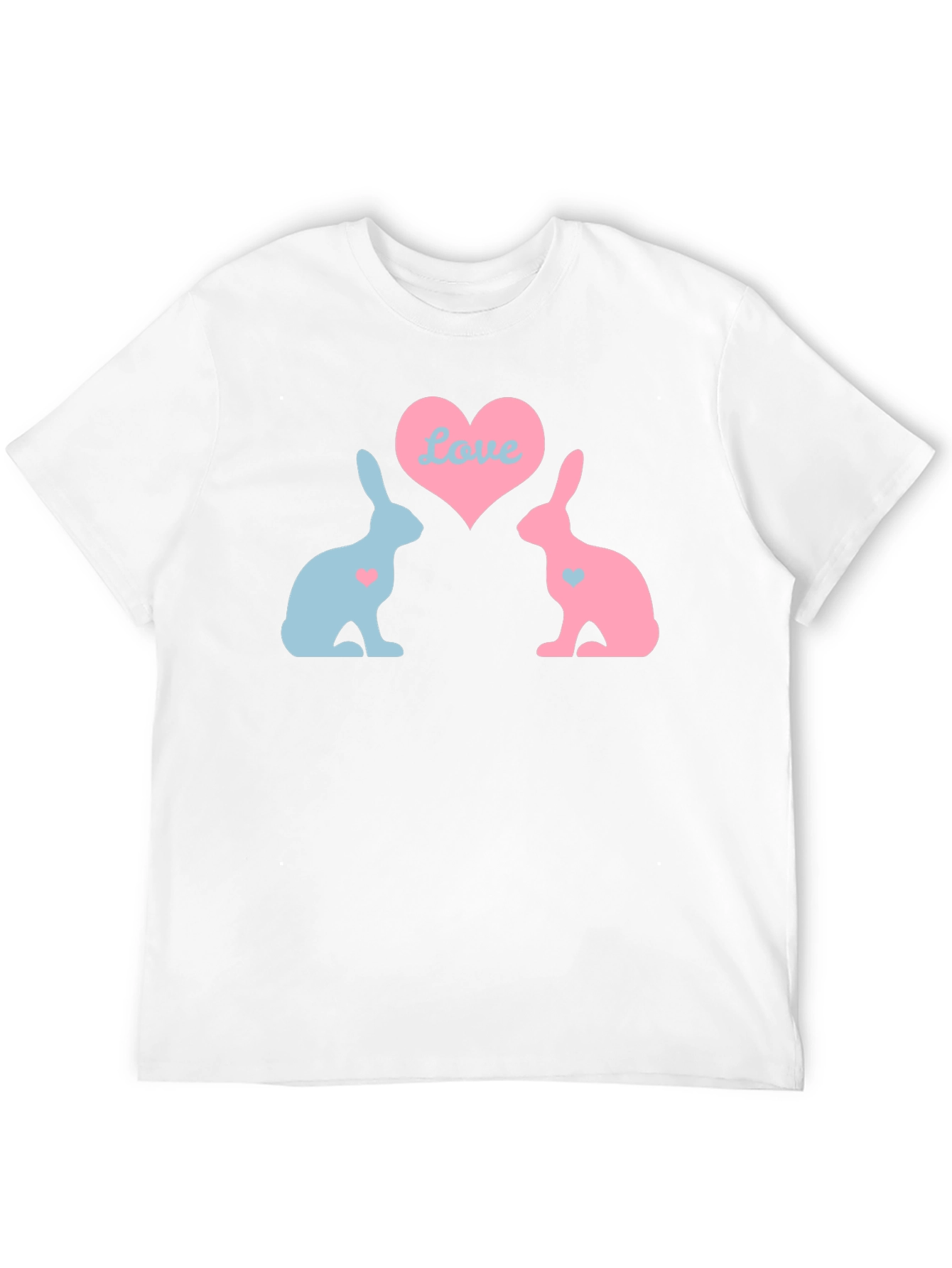 Black Love Bunnies Black T-Shirt view 12