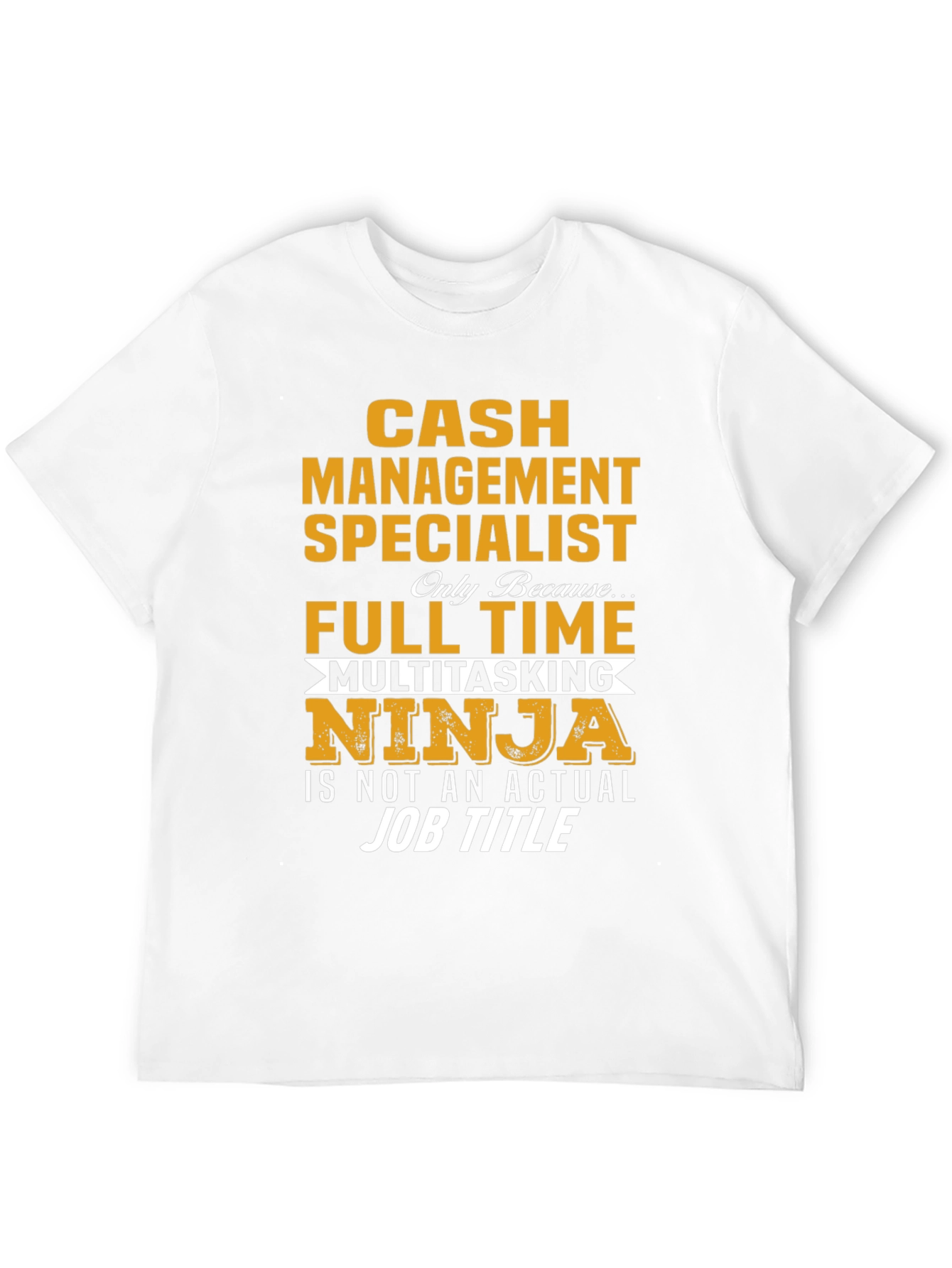 Black Cash Management Ninja T-Shirt view 12
