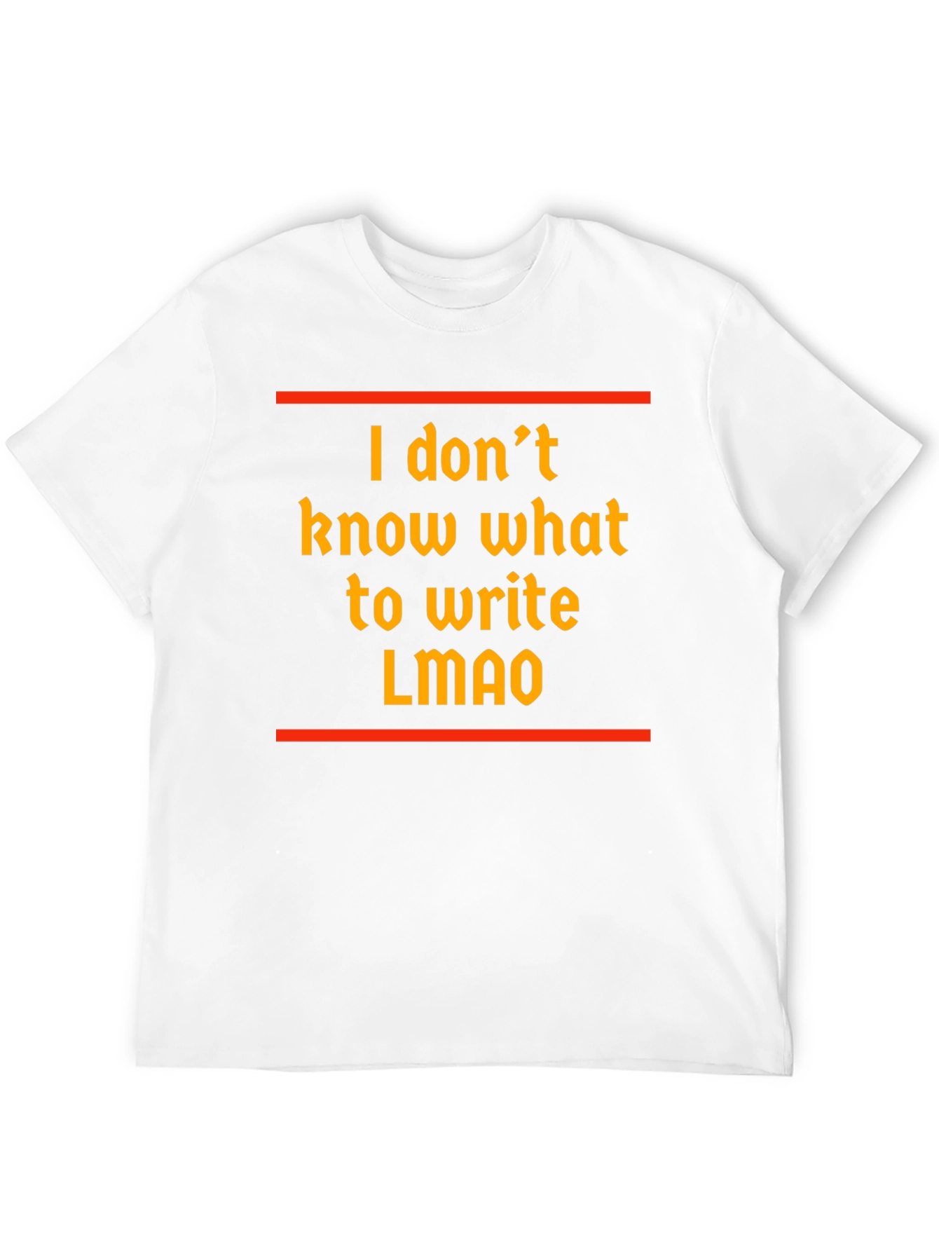 Black Funny "I don't know what to write" T-Shirt view 12