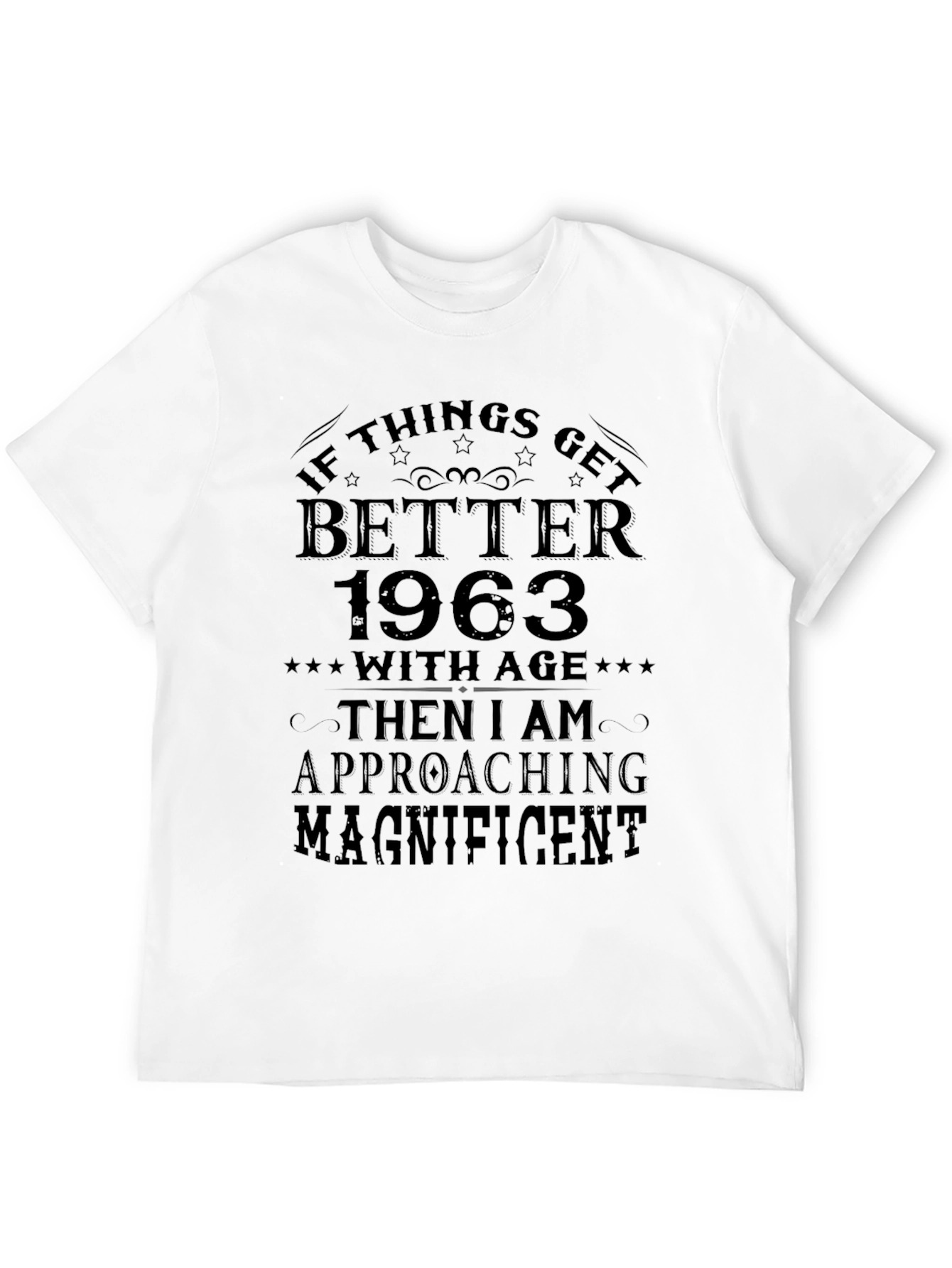 Black Vintage 1963 T-Shirt - Approaching Magnificent view 12