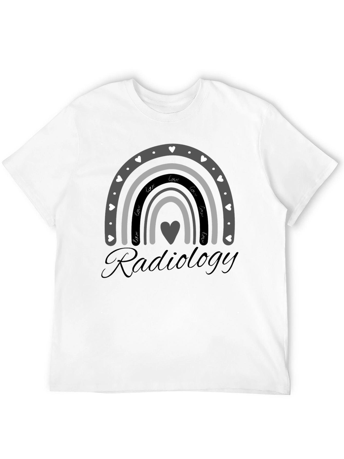 Black Radiology Love Rainbow Graphic T-Shirt view 12