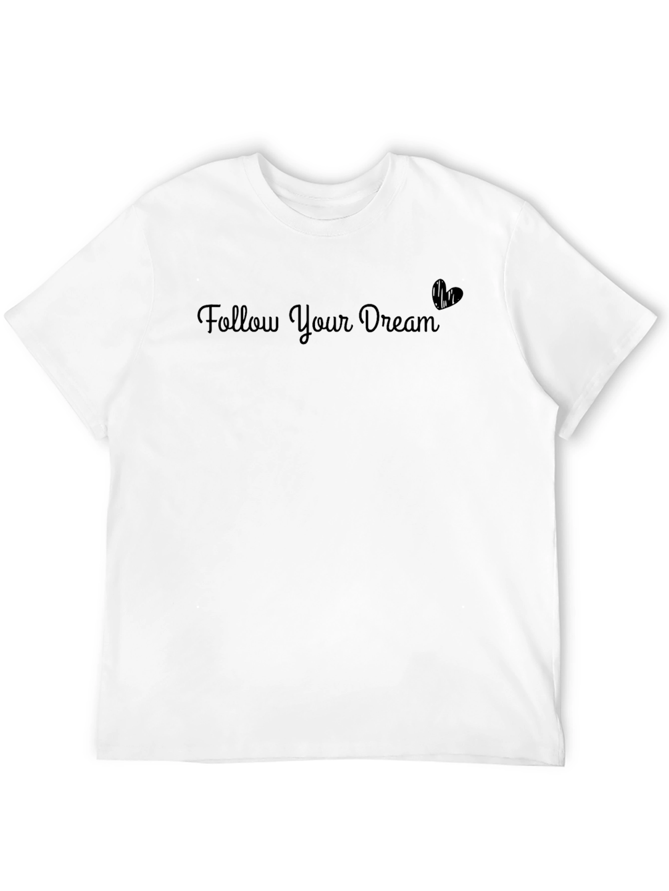 Black Follow Your Dream Black T-Shirt view 12