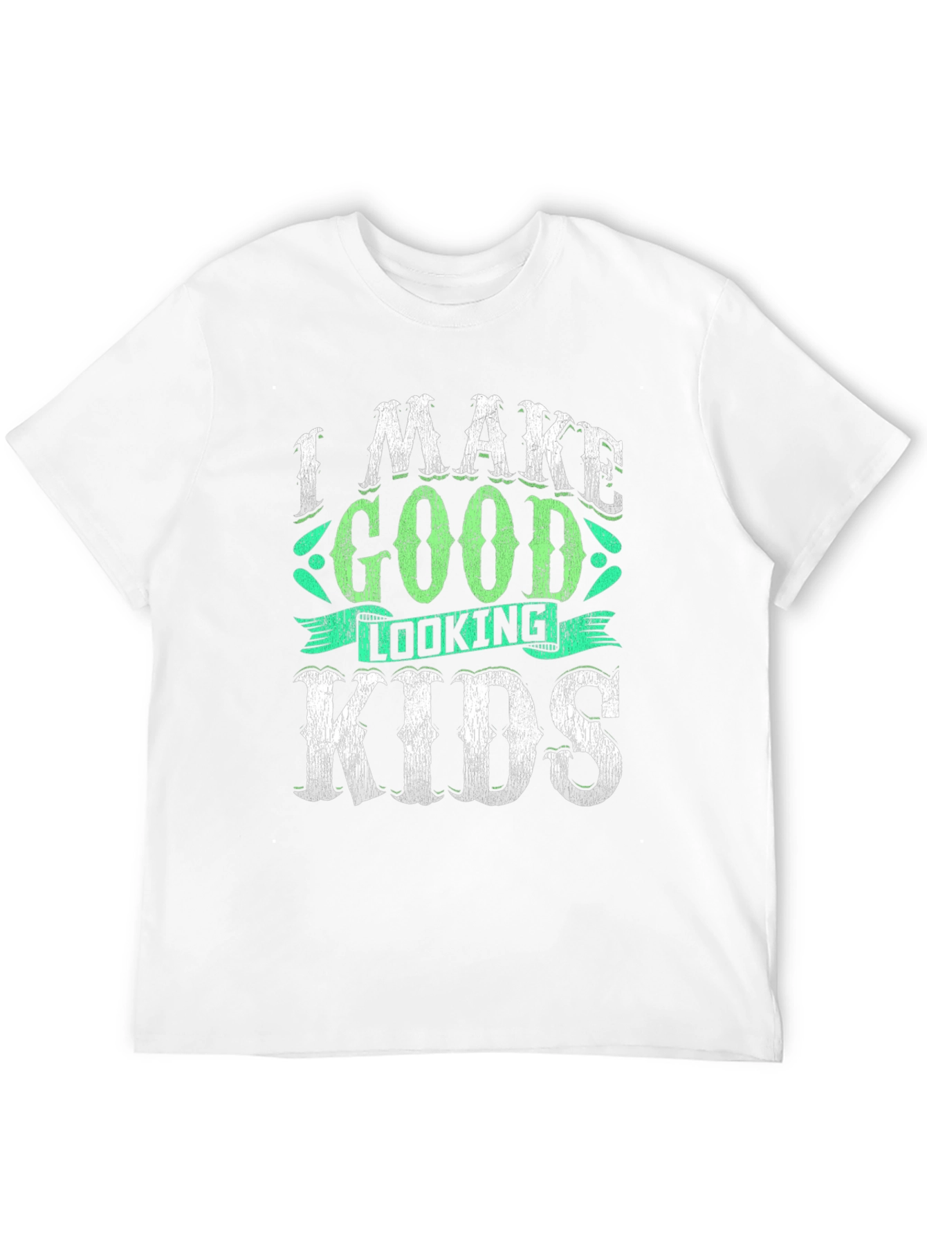 Black I Make Good Looking Kids T-Shirt view 12