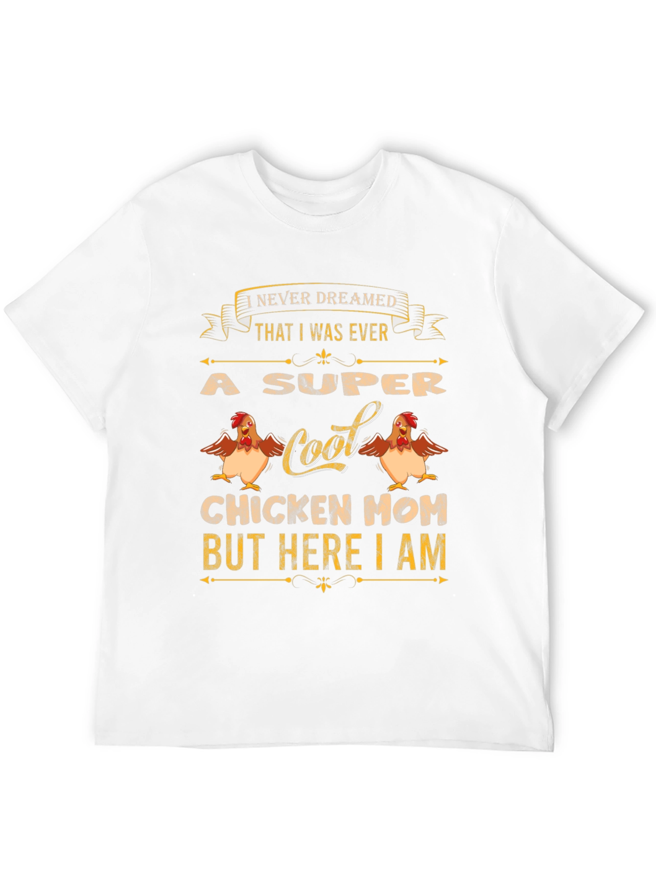 Black Super Cool Chicken Mom T-Shirt - Novelty Tee view 12