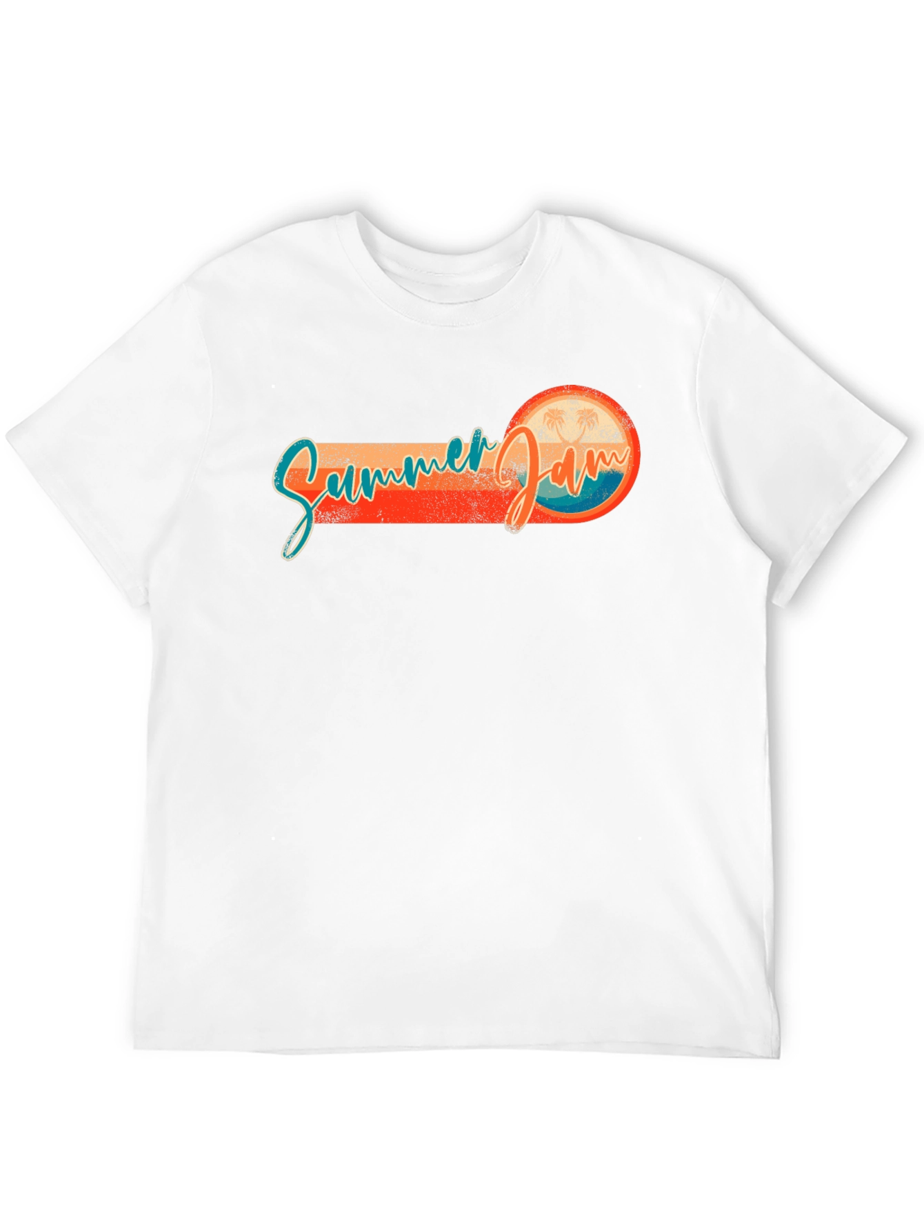 Black Summer Jam Retro Graphic Black T-Shirt view 12