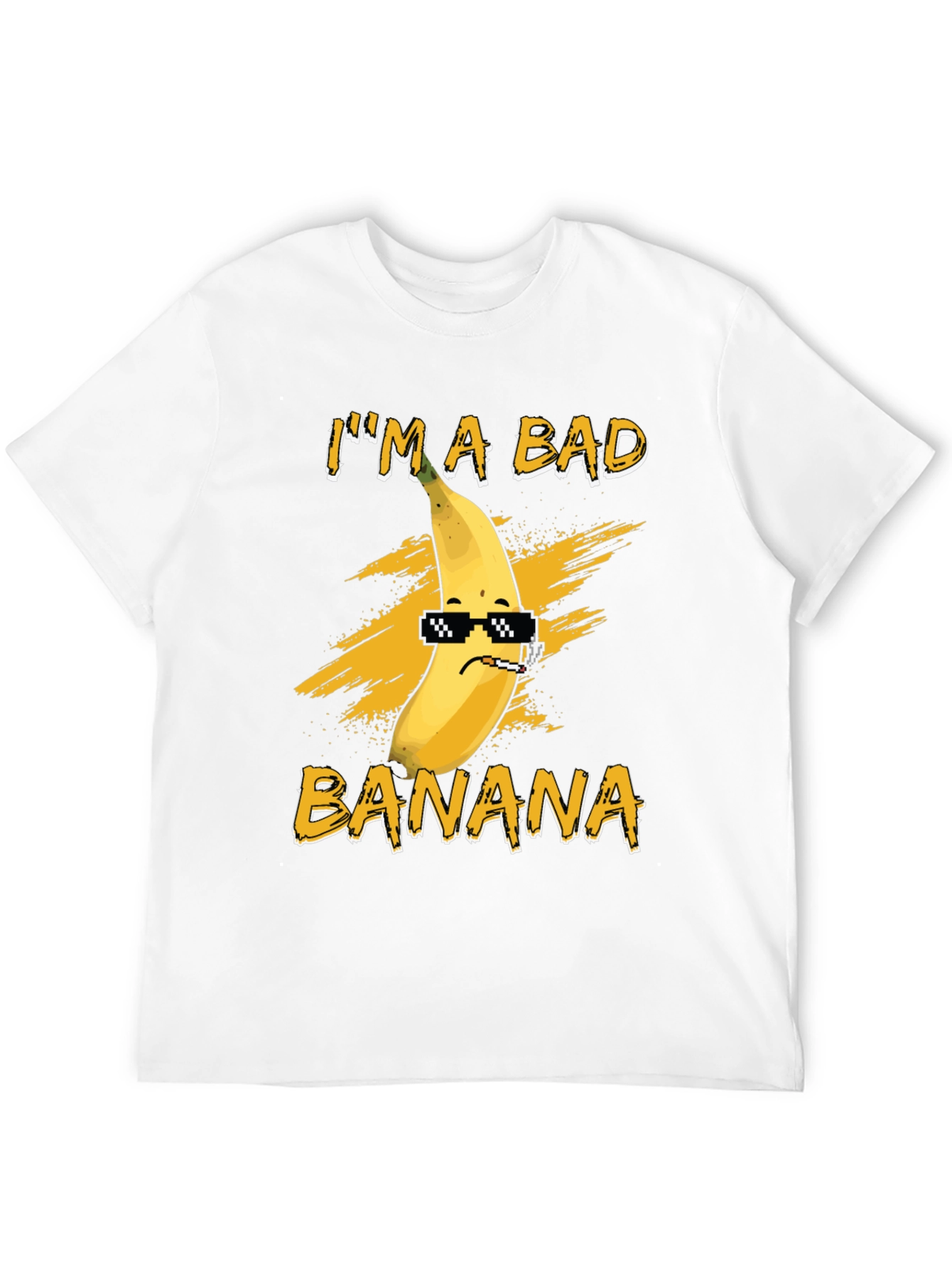 Black I'm A Bad Banana T-Shirt view 12