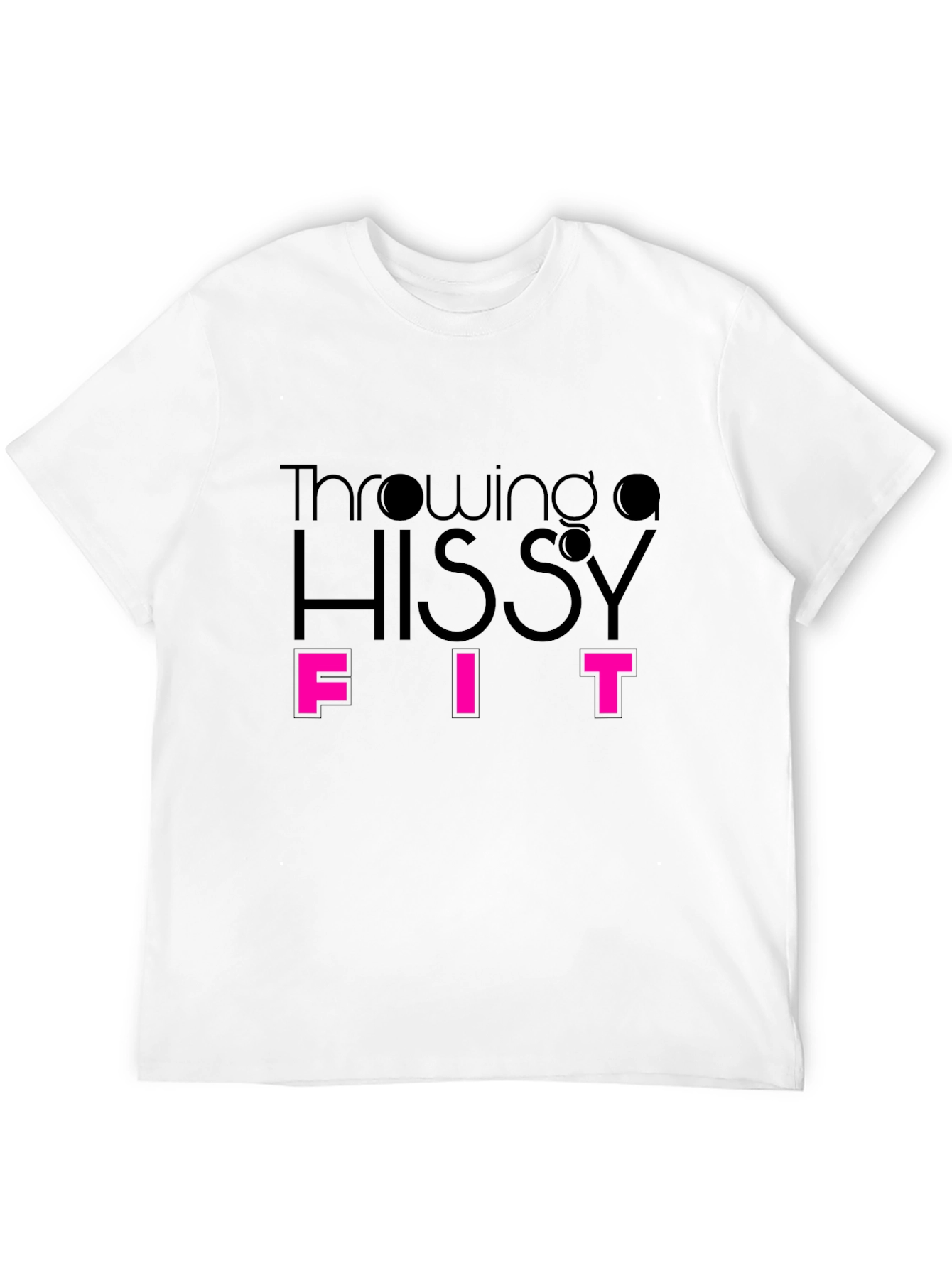 Black Throwing a Hissy Fit - Funny Graphic Tee view 12