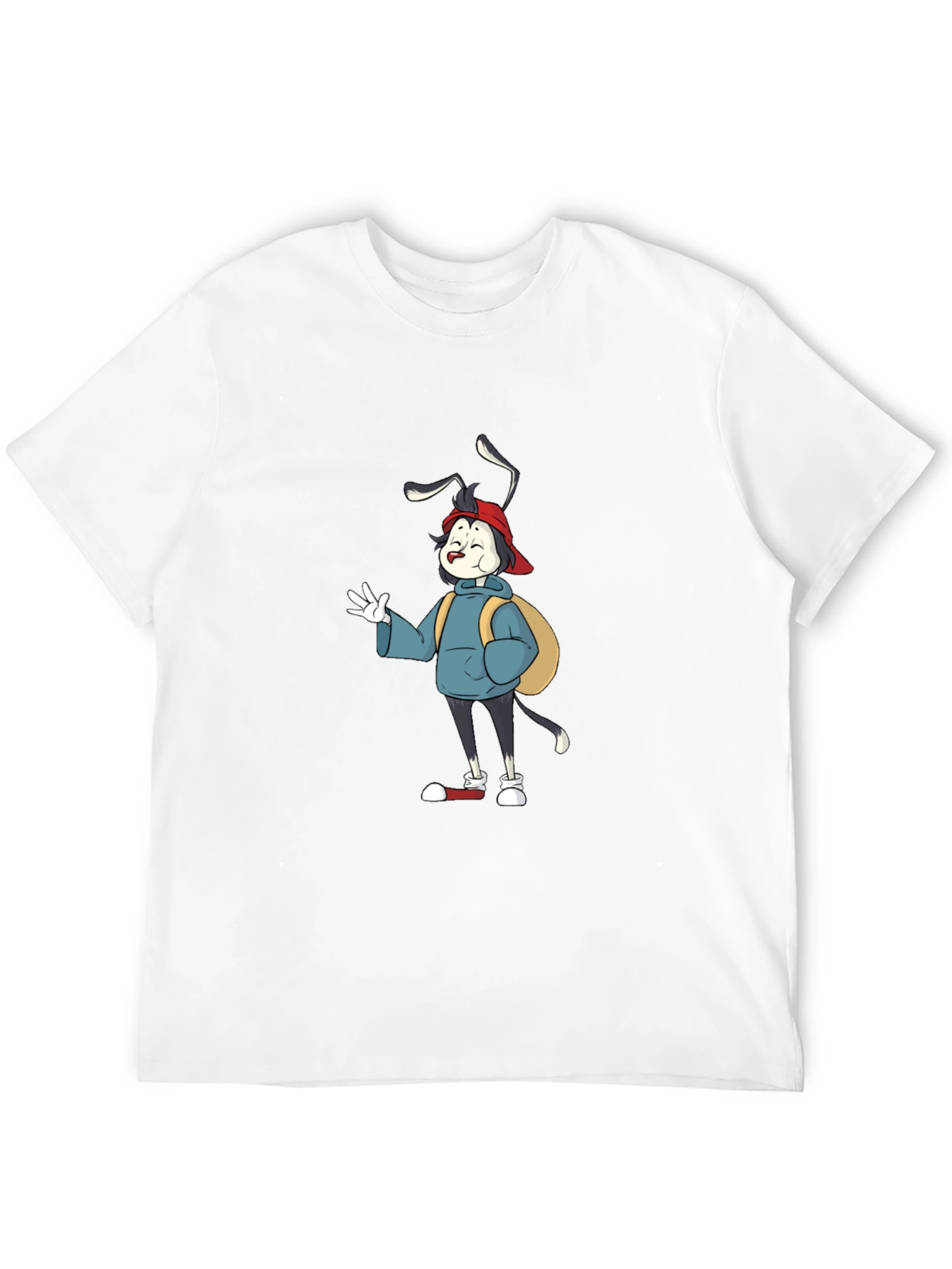 Black Cartoon Character Graphic Black T-Shirt view 12