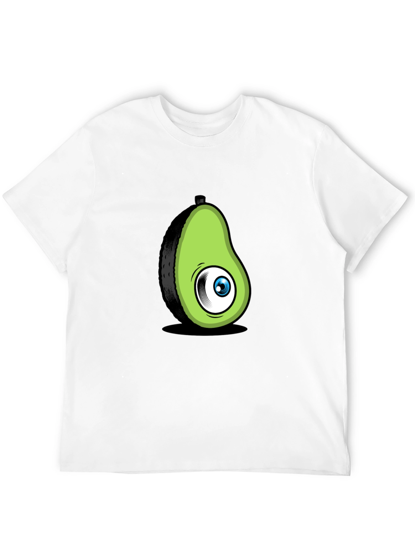 Black Avocado Eye Black T-Shirt Funny Graphic Tee view 12