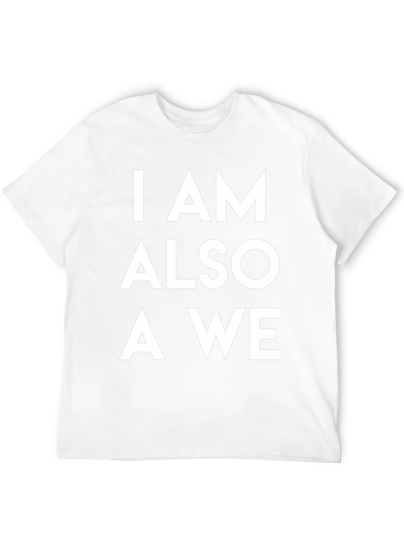 Black I AM ALSO A WE Graphic Tee view 12