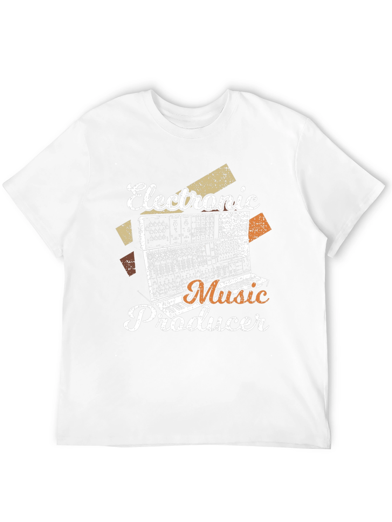 Electronic Music Producer T-Shirt - Retro Synth Design - 12