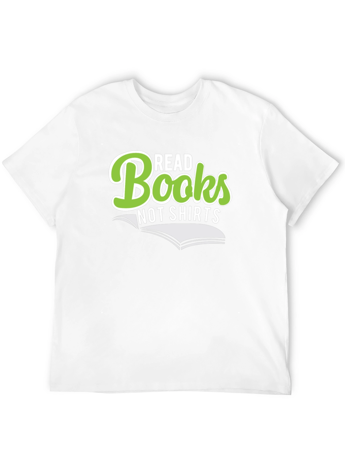 Black Read Books Not Shirts Funny Graphic Novelty T-Shirt view 12