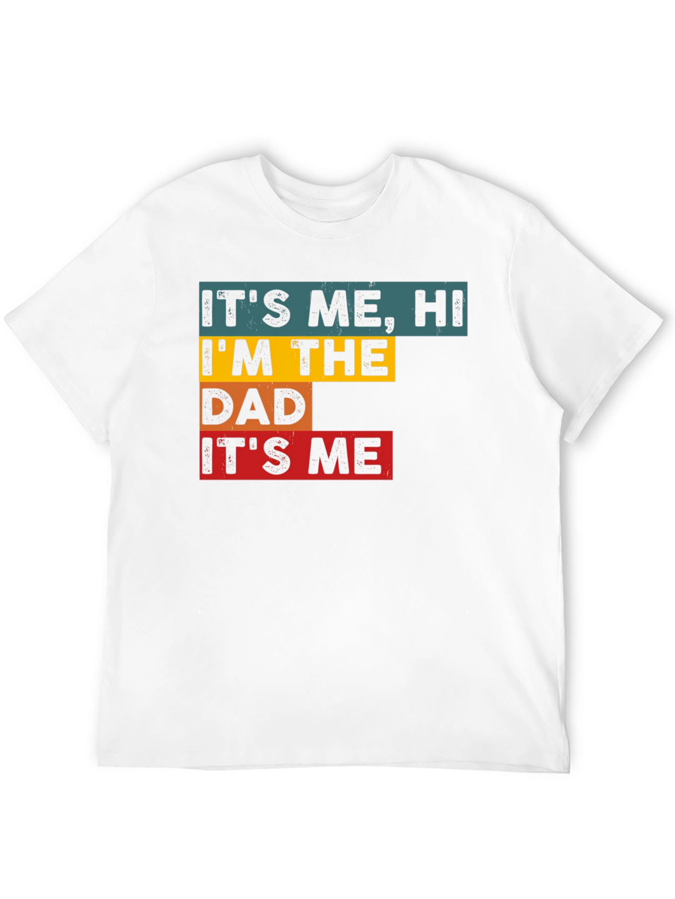 Black It's Me, Hi, I'm The Dad, It's Me - Men's Graphic Tee view 12