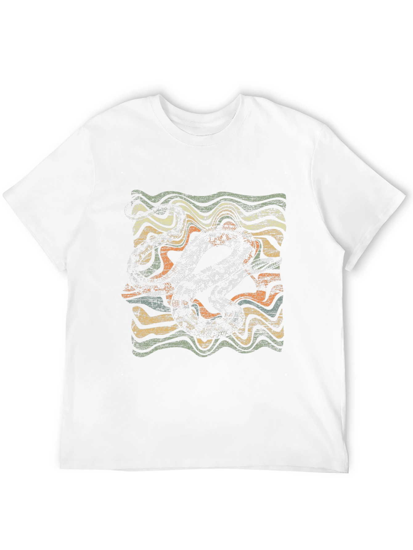 Black Retro Octopus Graphic T-Shirt - Vintage Style view 12