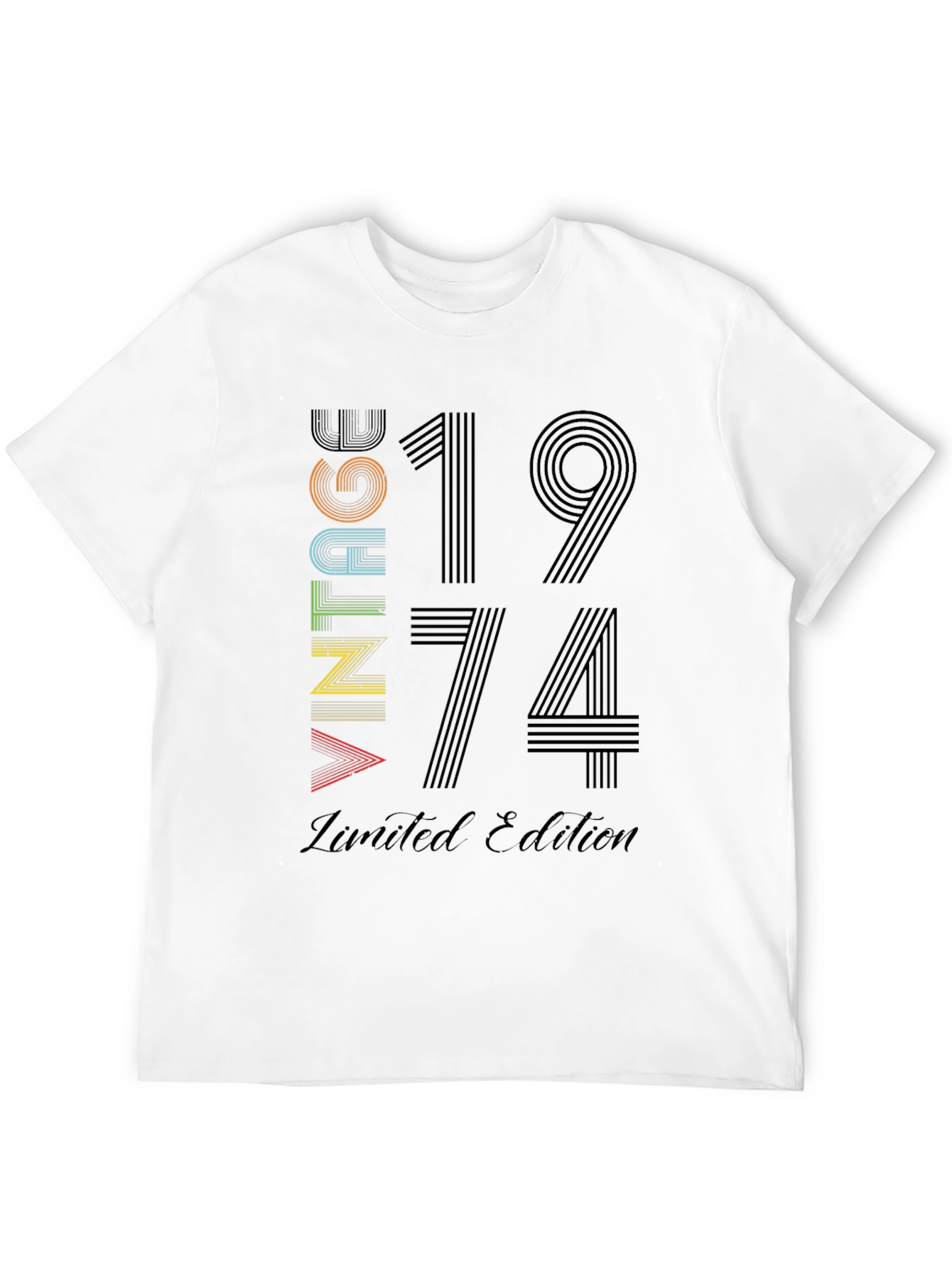 Black Vintage 1974 Limited Edition Graphic T-Shirt view 12