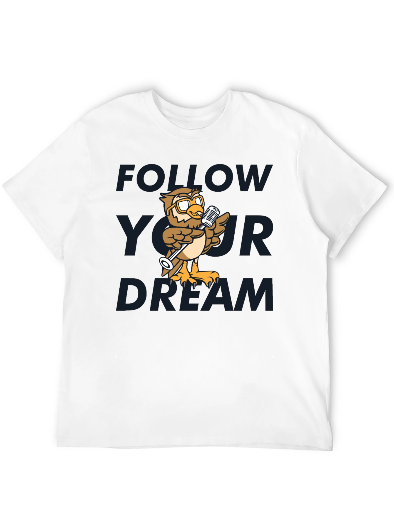 Black Follow Your Dream Owl T-Shirt view 12