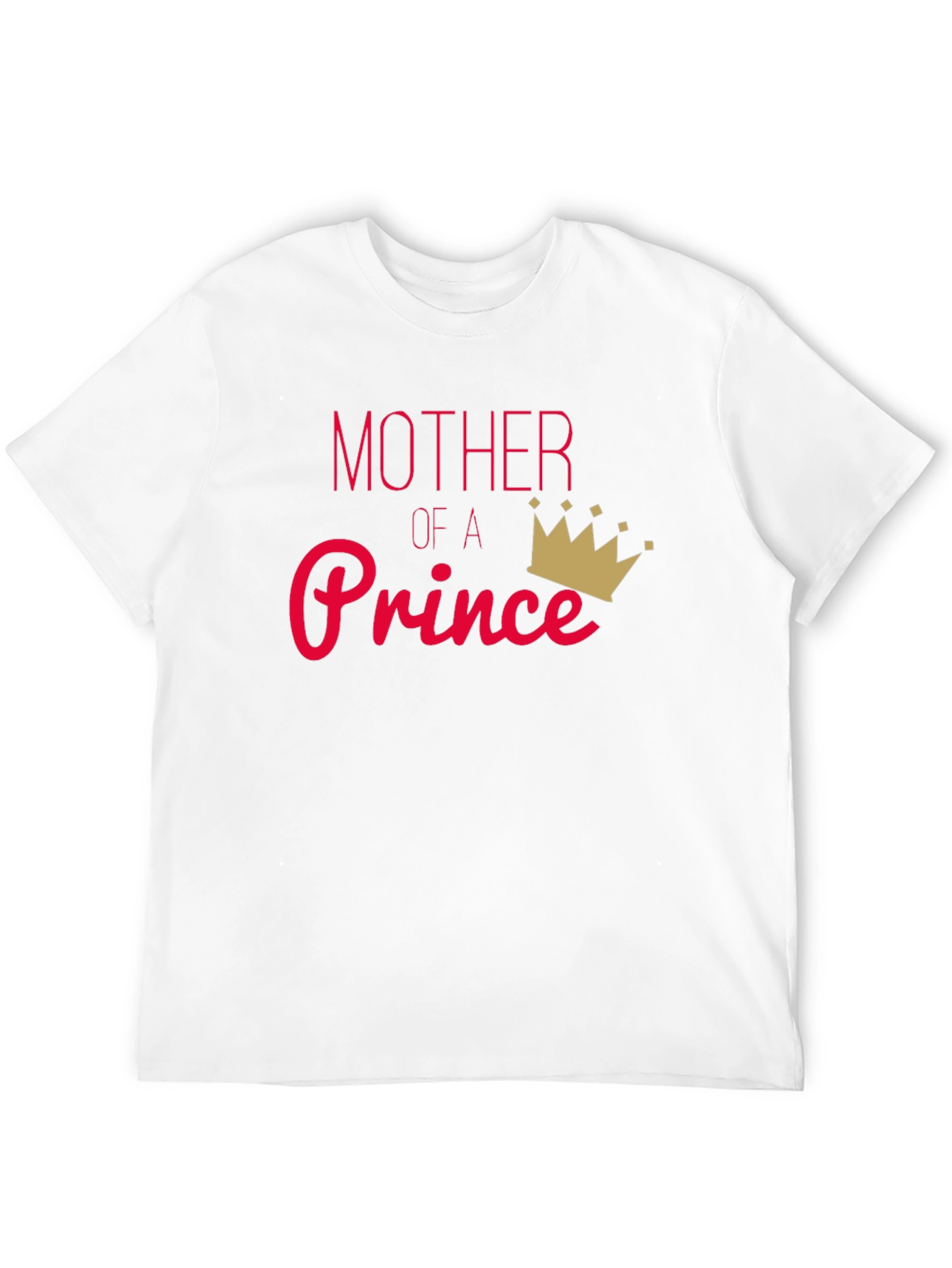 Black Mother of a Prince Graphic T-Shirt view 12