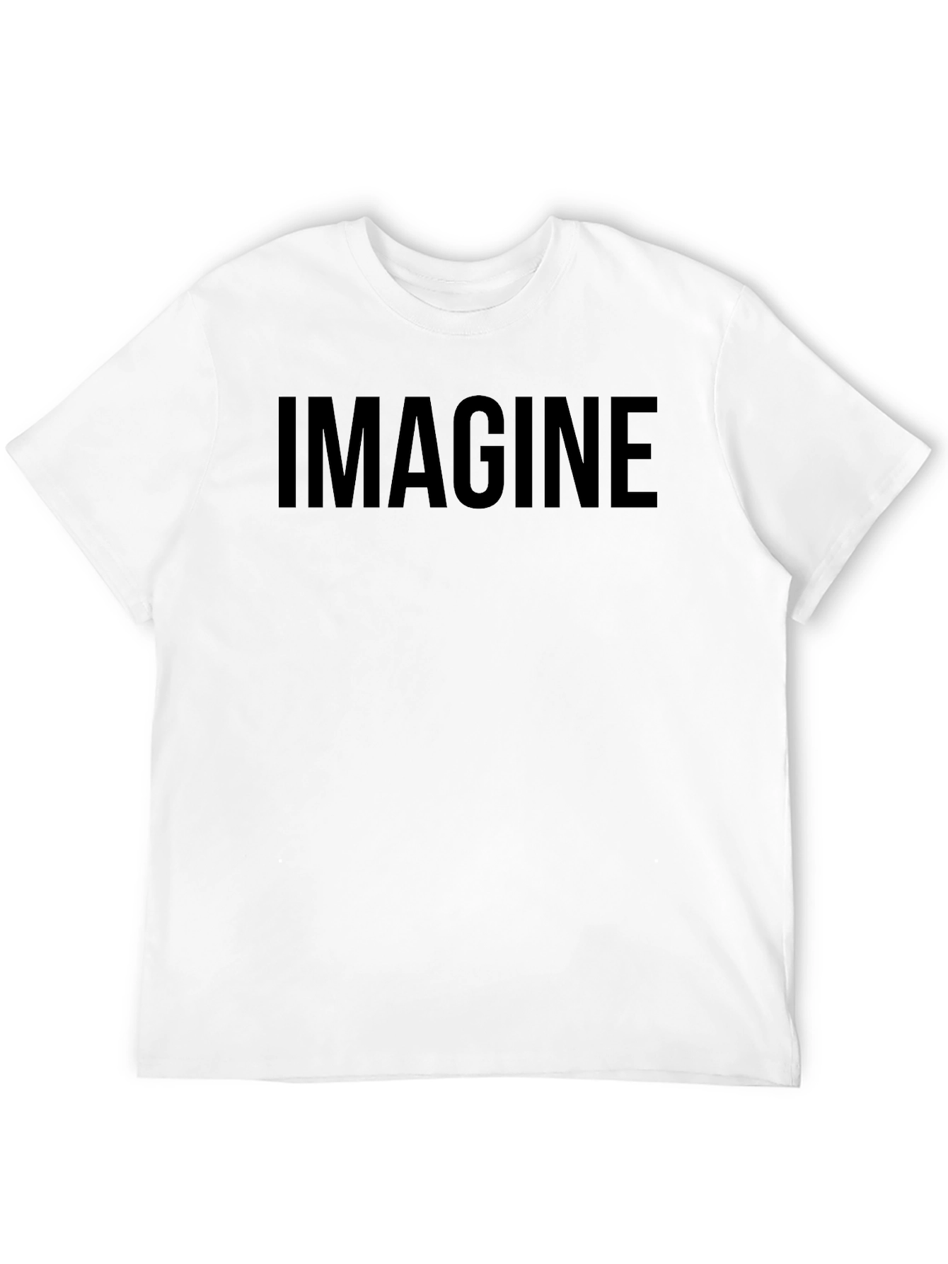 Black Imagine Black Graphic T-Shirt Casual Wear view 12