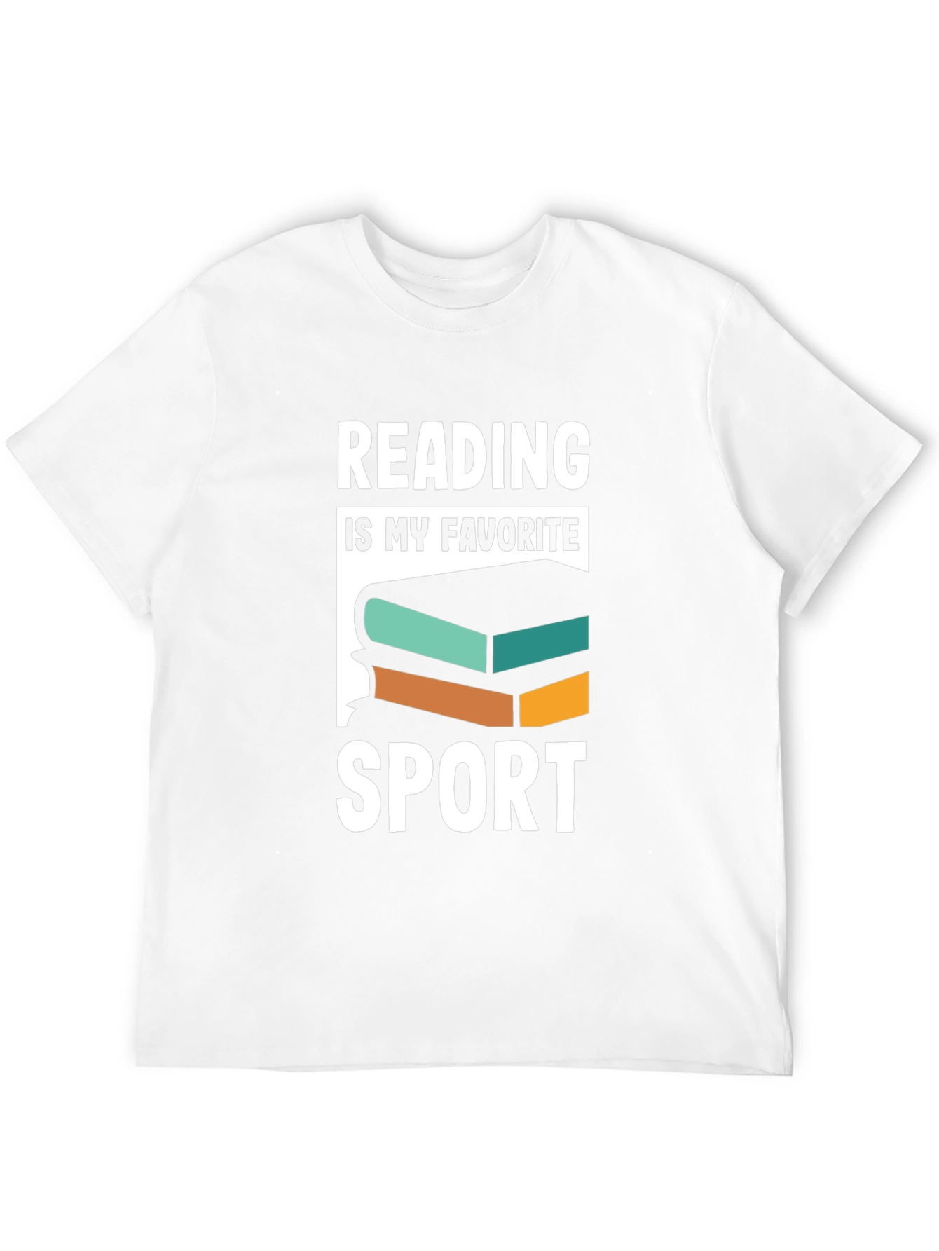 Reading is My Favorite Sport Graphic T-Shirt - 12