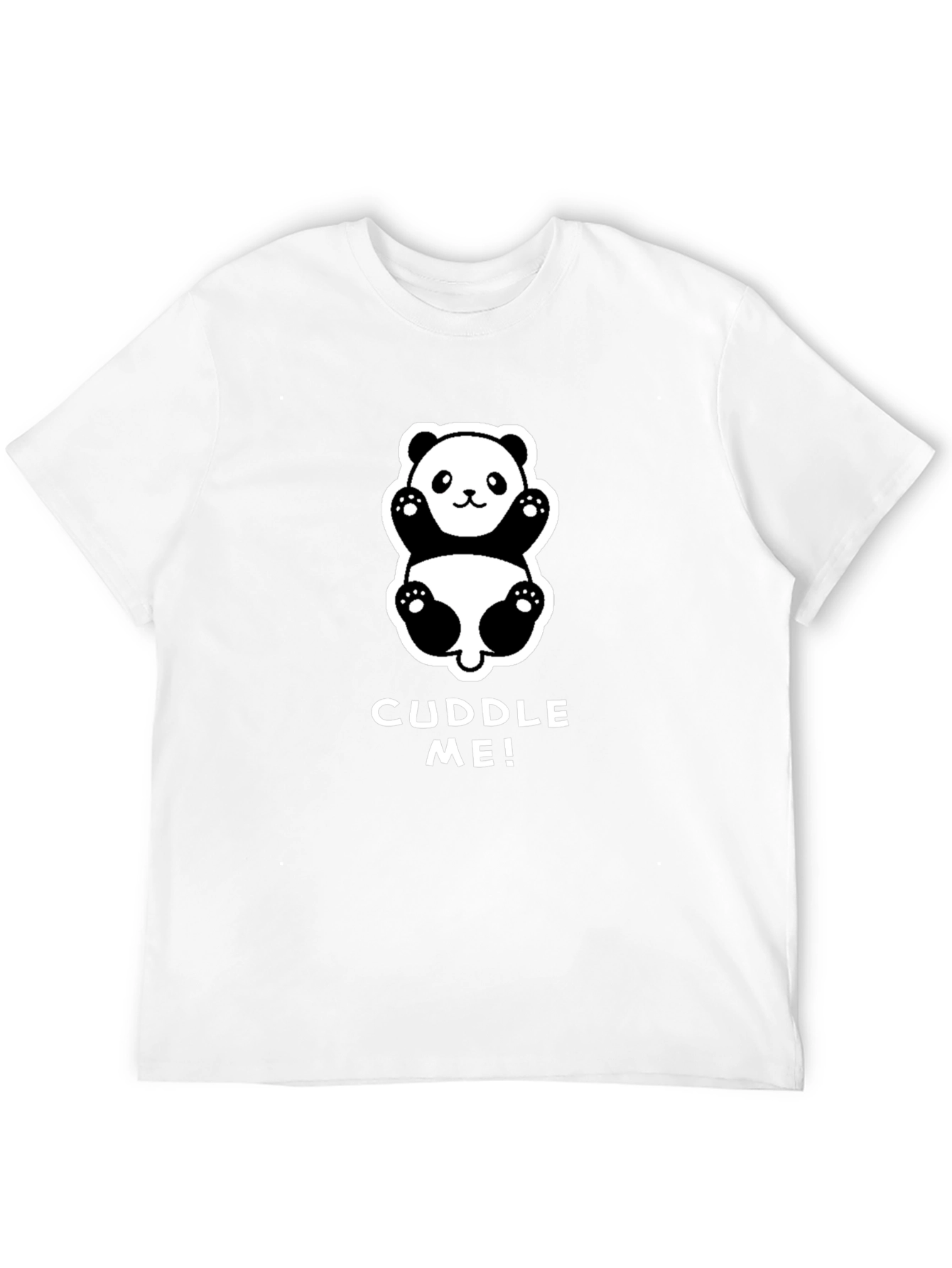 Black Cuddle Me! Panda Graphic Tee - Soft & Cute view 12
