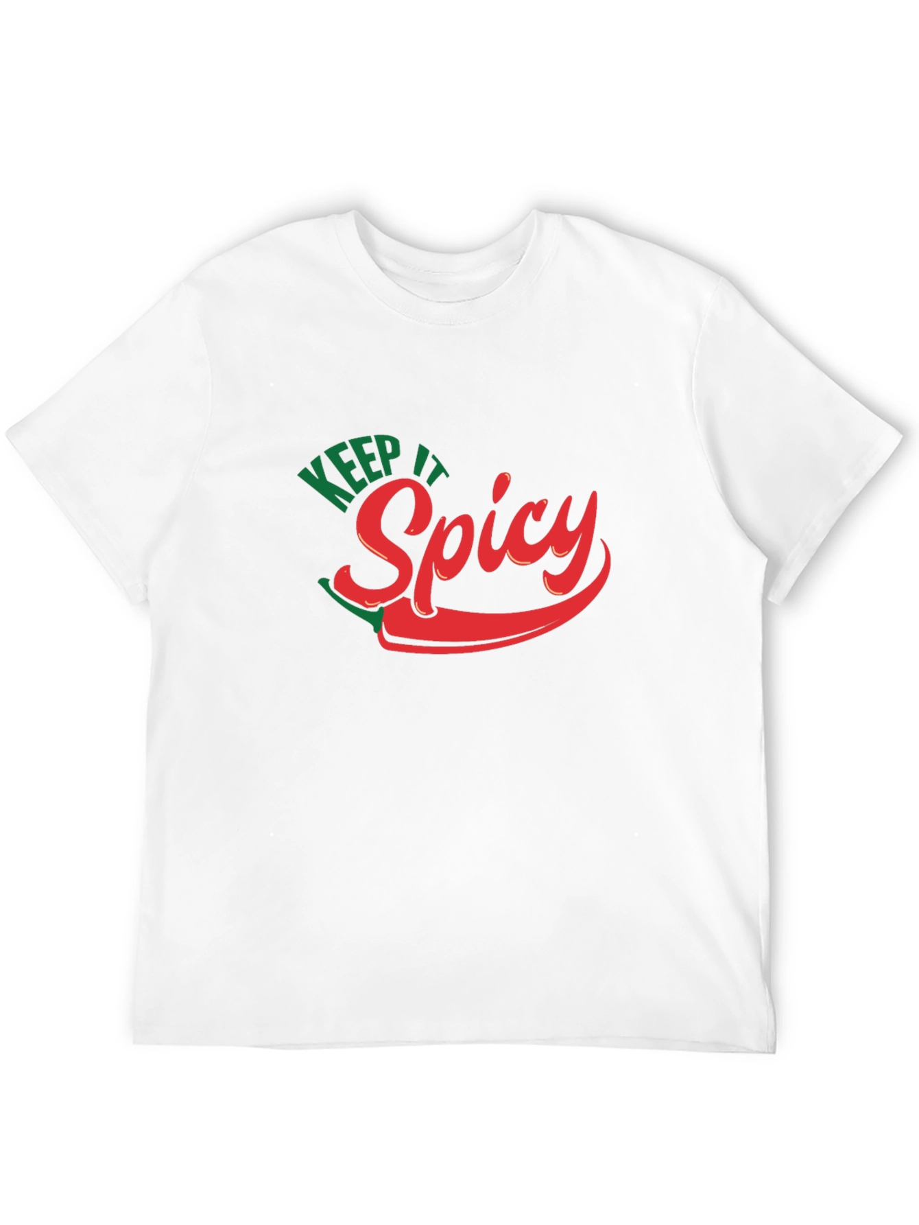Keep It Spicy Graphic Tee - Chili Pepper Design - 12