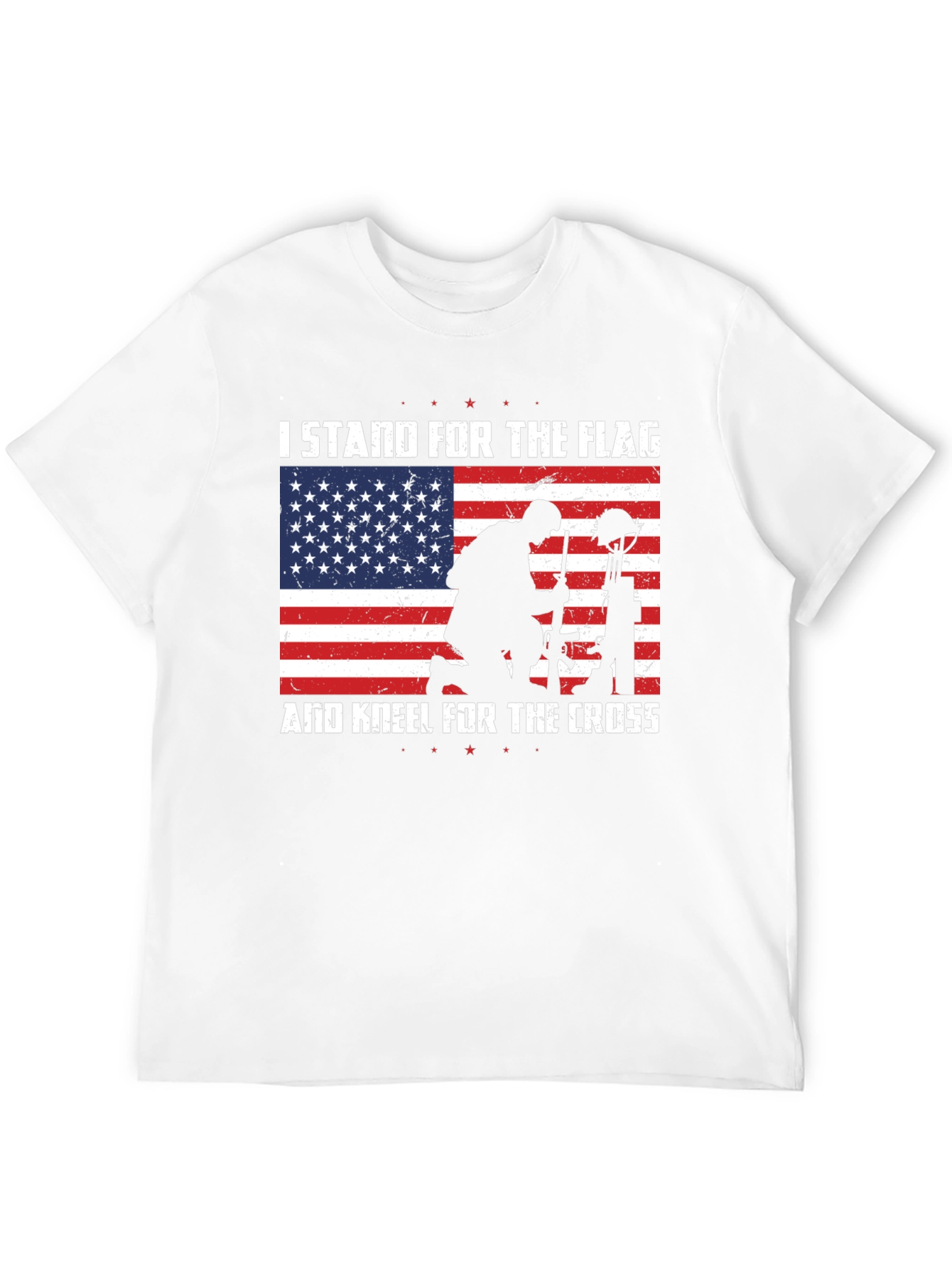 Black I Stand For The Flag T-Shirt view 12