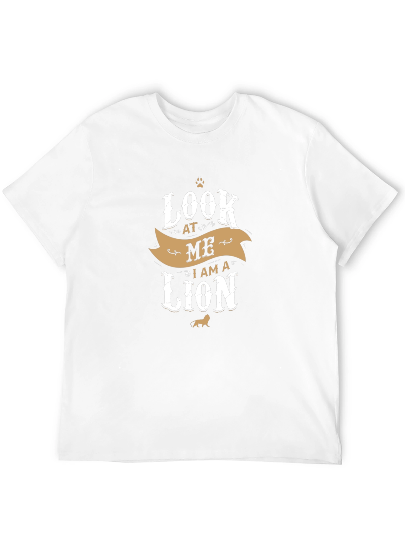 Black Look At Me I Am A Lion T-Shirt view 12