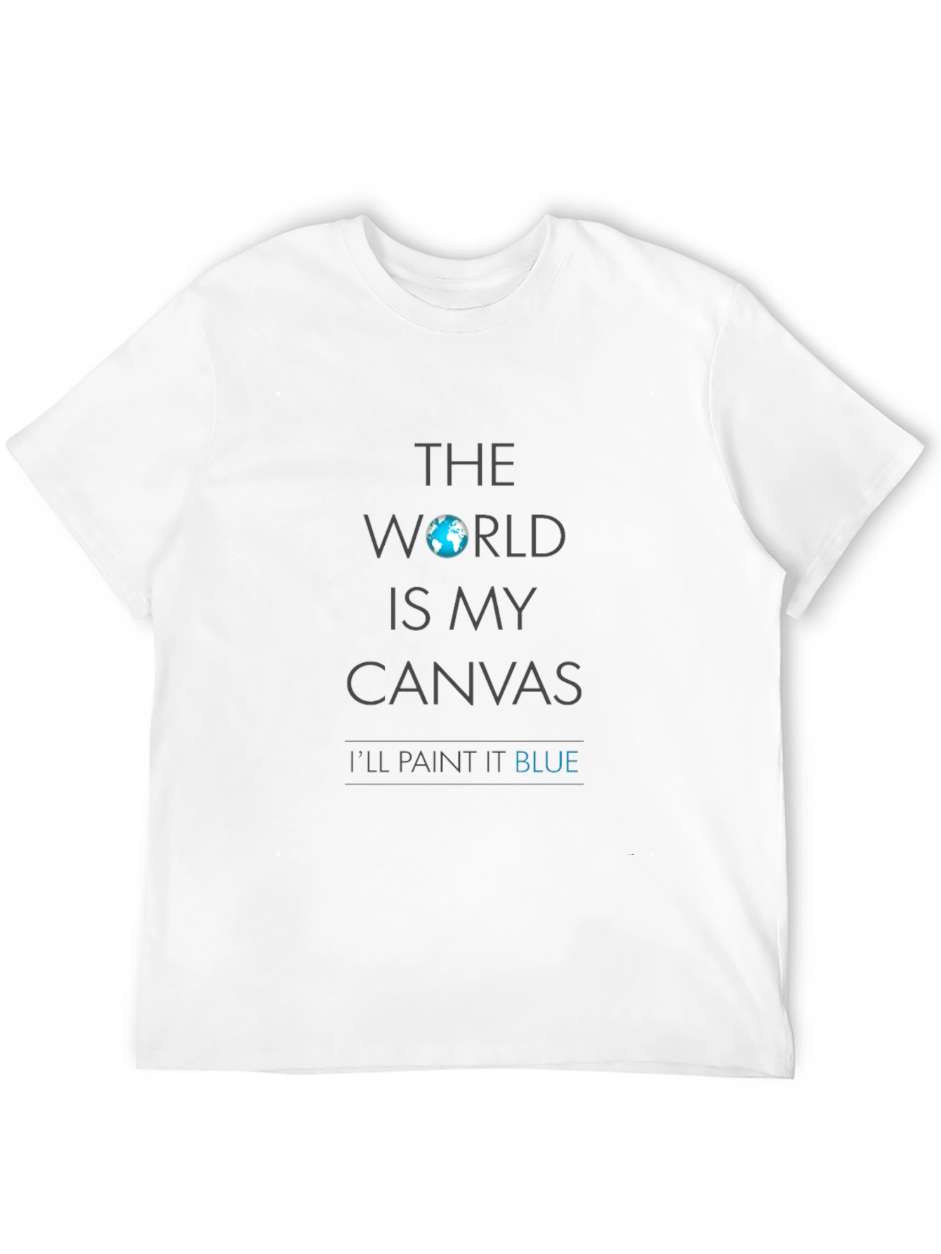 Black The World Is My Canvas Graphic Tee view 12