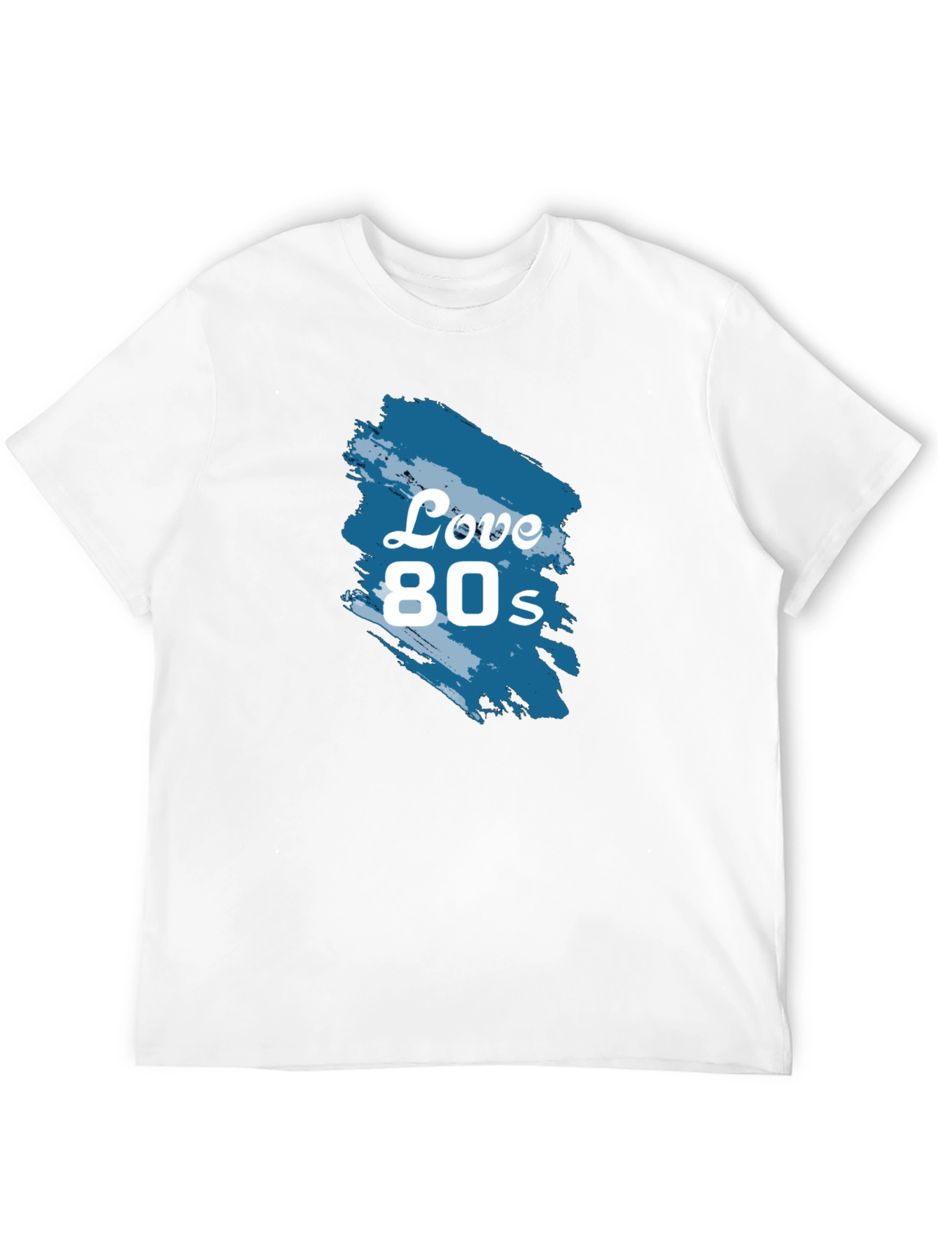 Black Love 80s Retro Graphic Tee - Classic Black T-Shirt view 12